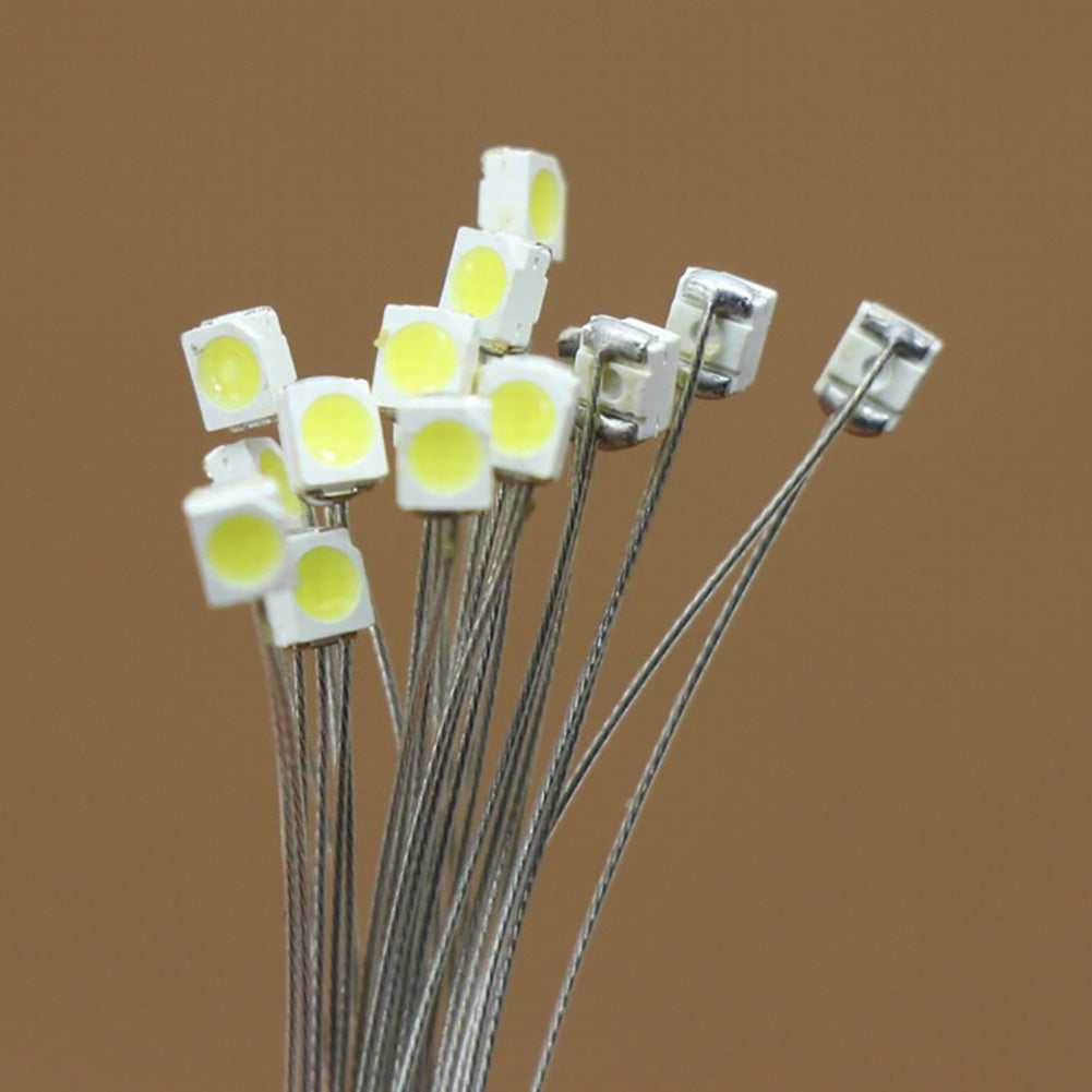 T3528 20pcs Pre-soldered micro litz Wire SMD LED 3528 Light