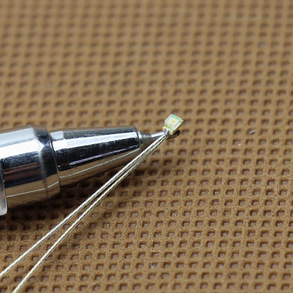 T0805 20pcs Pre-wired micro PTFE Wire SMD LED 0805 Lights Free Resistors