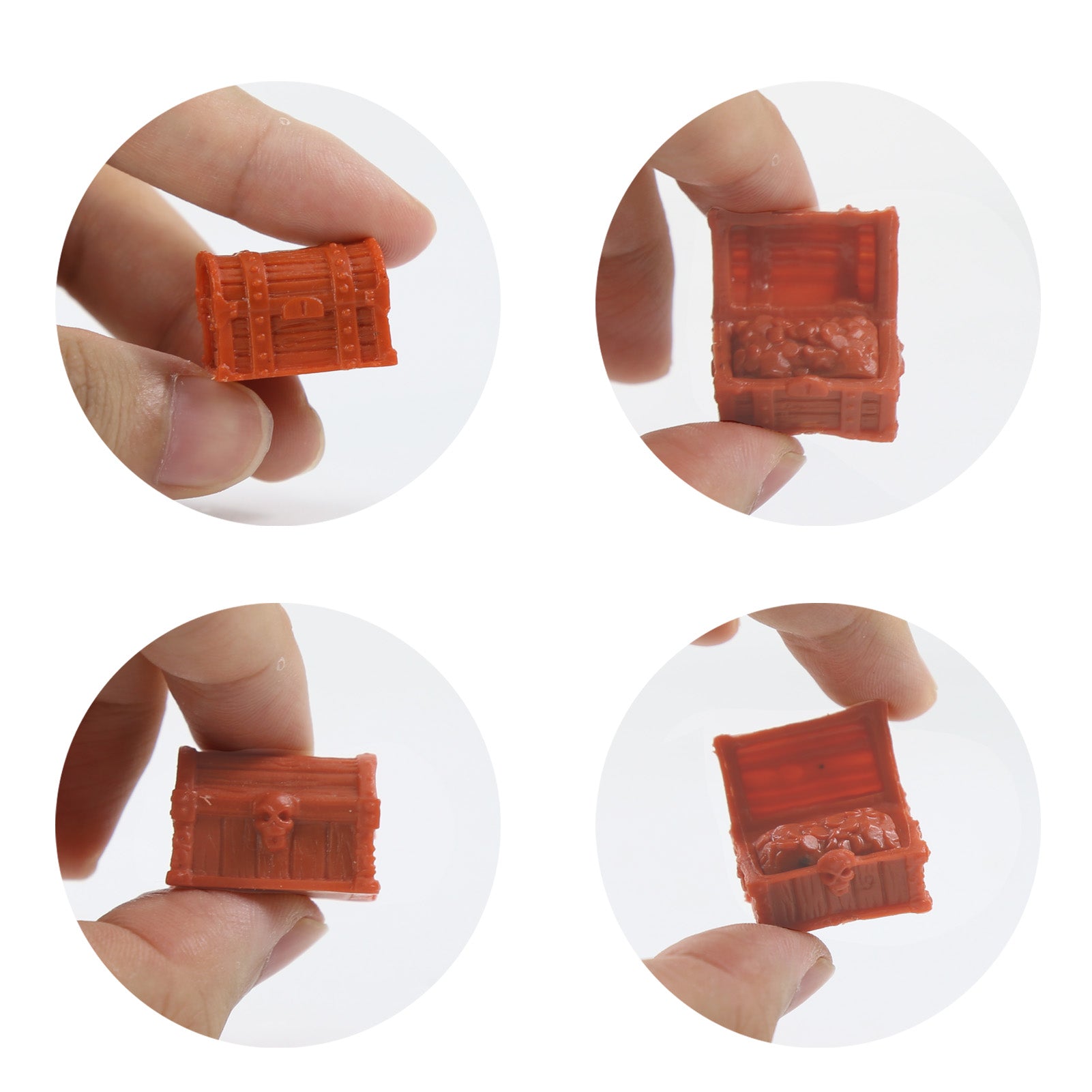 BX0102 32pcs Miniature Jewelry Box Micro Treasure Chest for Doll House Pirate Adventure Game