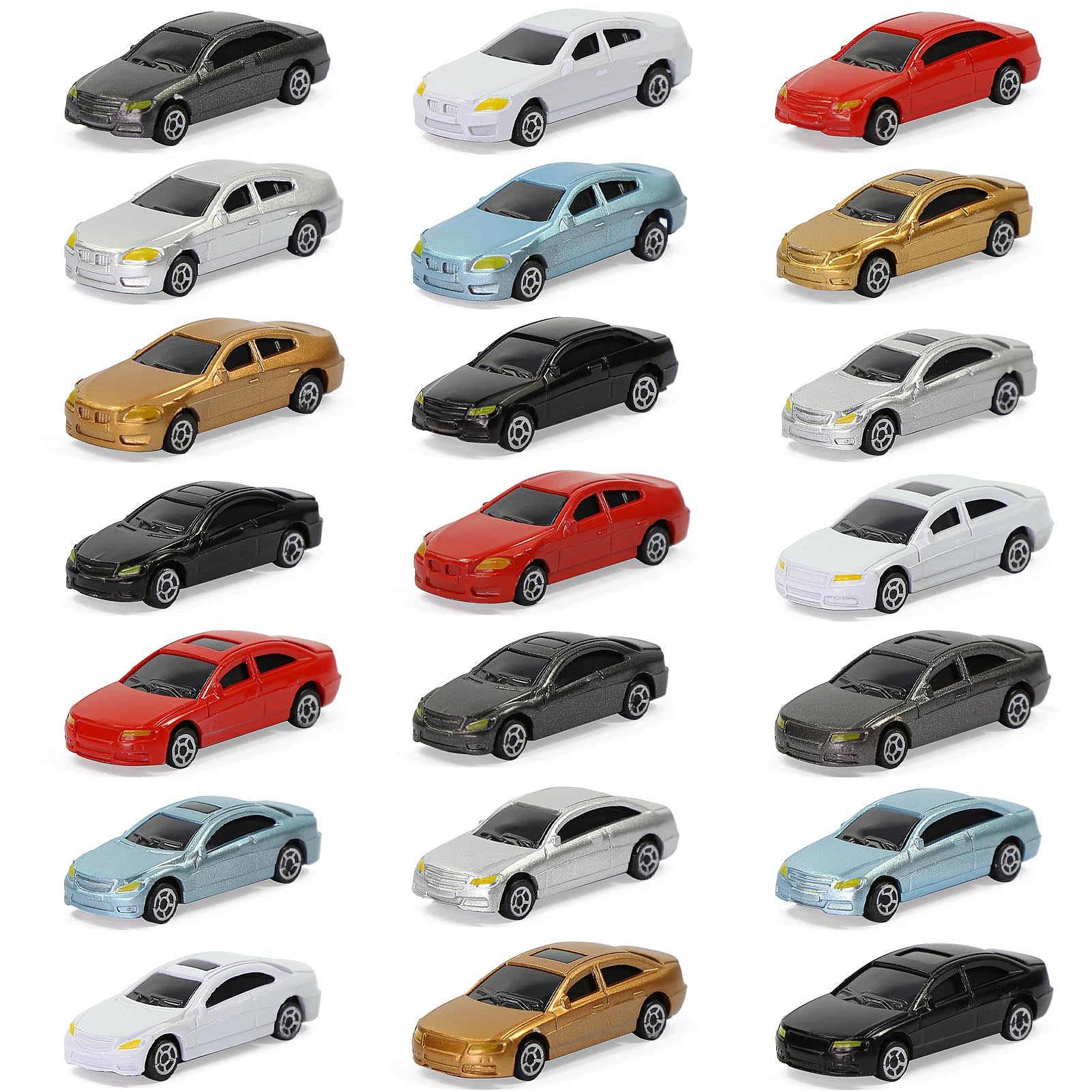 C100 50pcs HO Scale 1:87 Model Cars Building Scenery