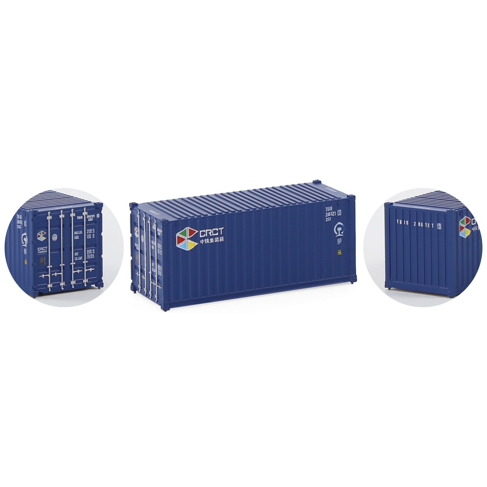 C15007 3pcs N Scale 1:160 20ft Shipping Container