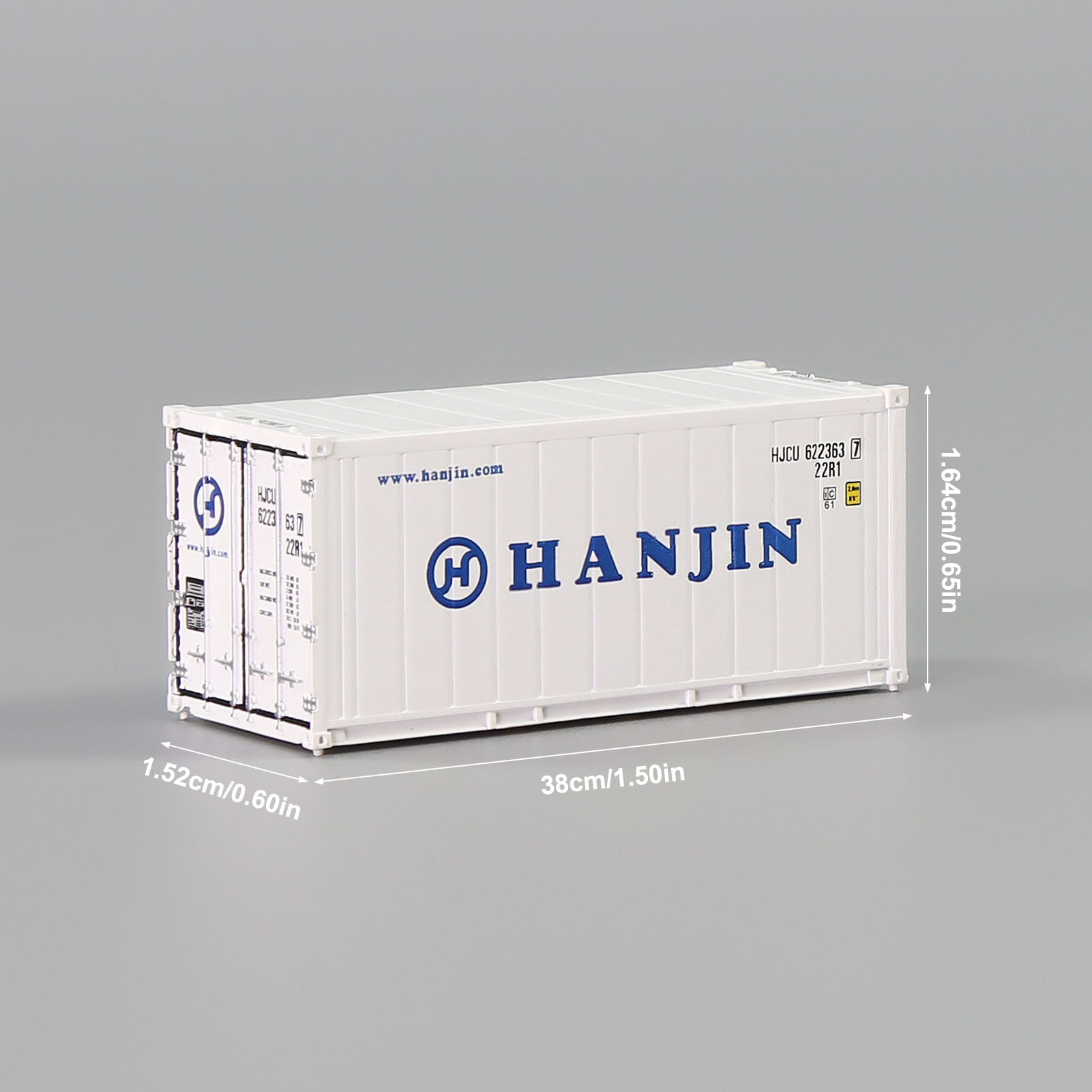 C15011 1pc N Scale 1:160 20ft Hi-Cube Reefer Shipping Container
