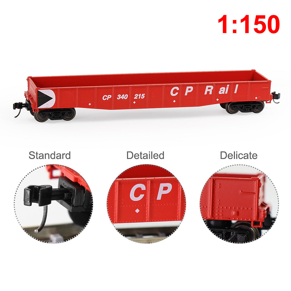 C15014 1 Unit N Scale 1:150 53ft Low-side Gondola Cars Railway Wagon Model Trains