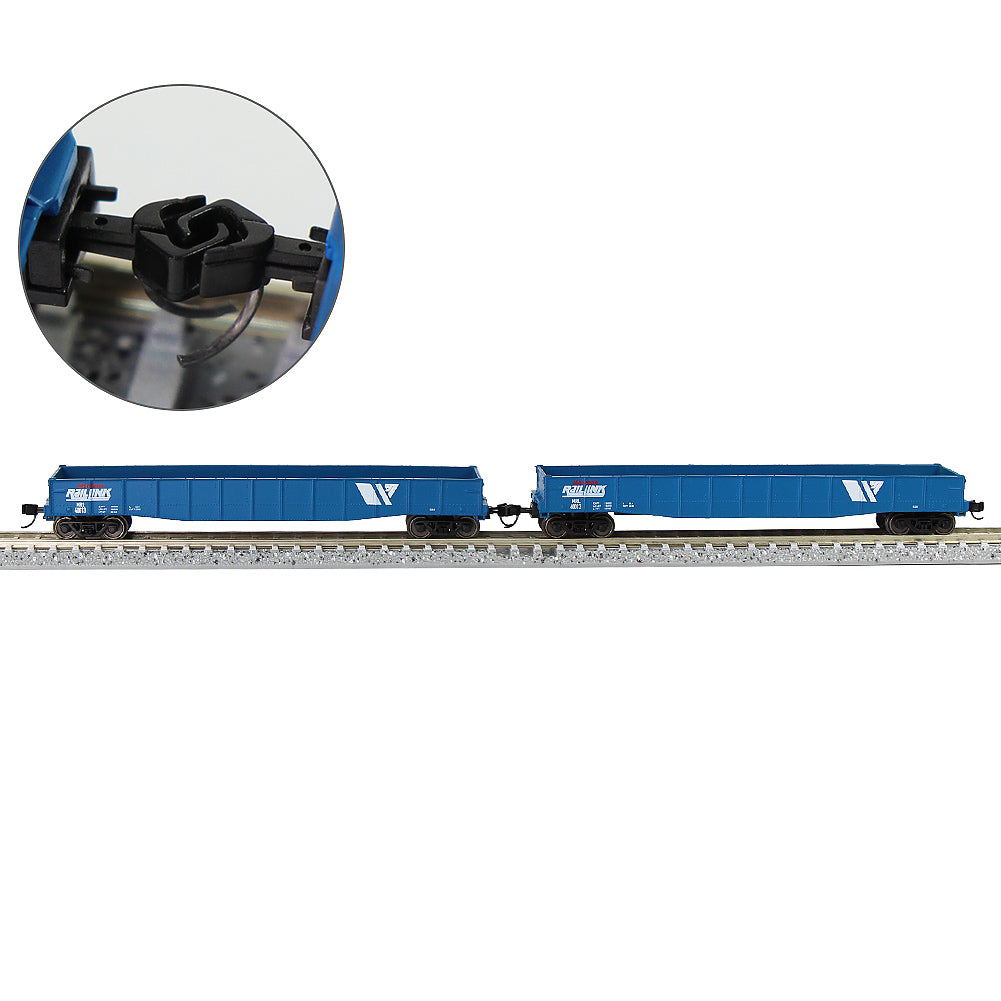 C15014 1 Unit N Scale 1:150 53ft Low-side Gondola Cars Railway Wagon Model Trains