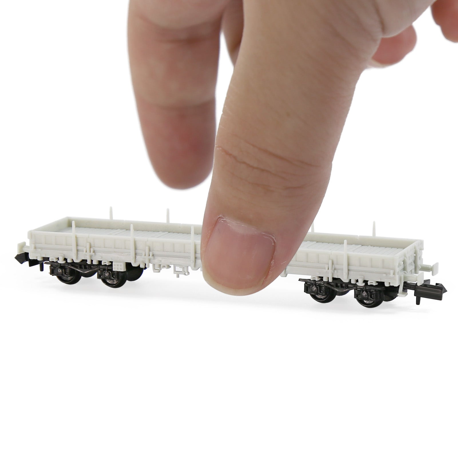 C15064JJ 1 Unit N Scale 1:160 Unassembled Unpainted 40' Low-side Car Model Wagon