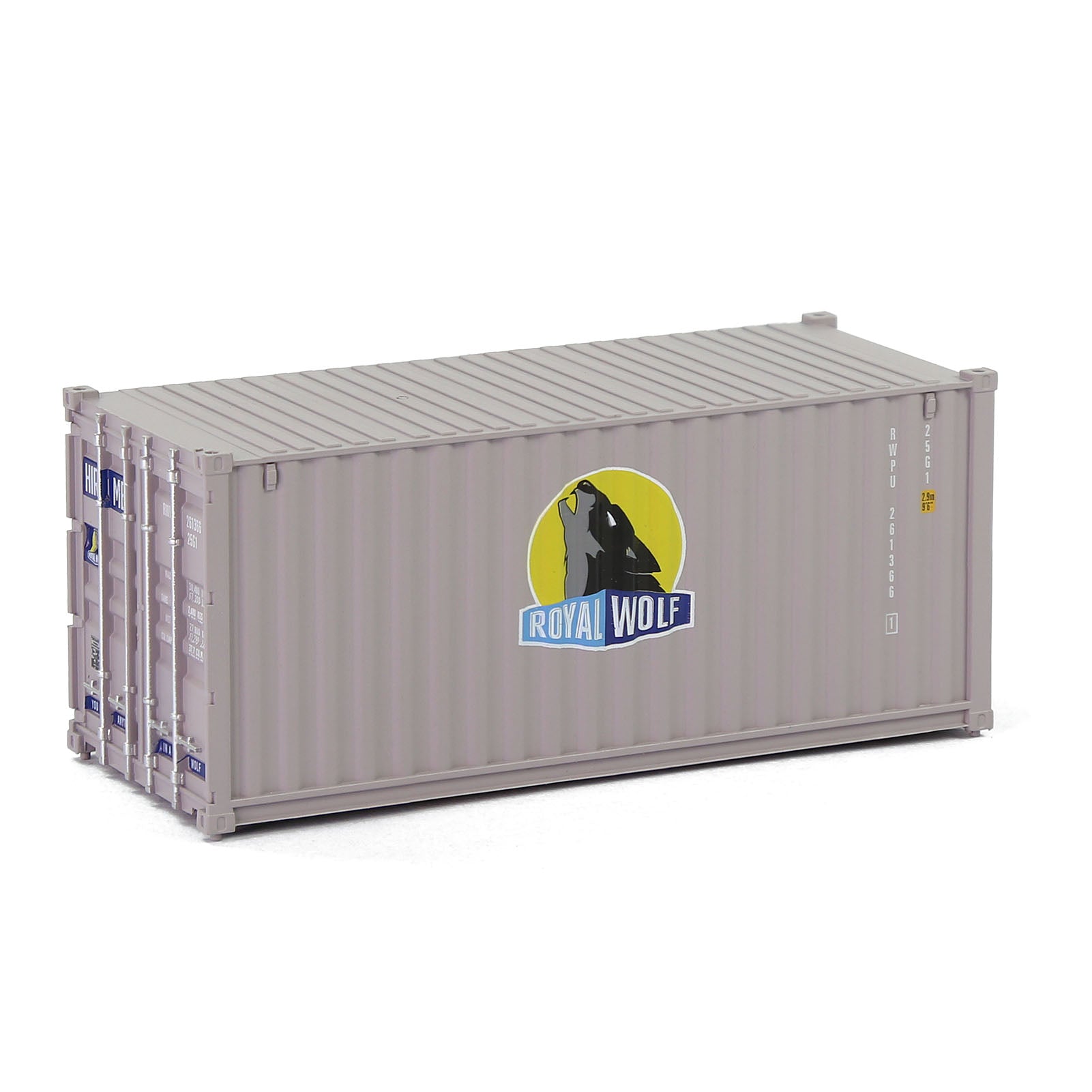 C8726 1pc HO Scale 1:87 20ft Painted Shipping Container