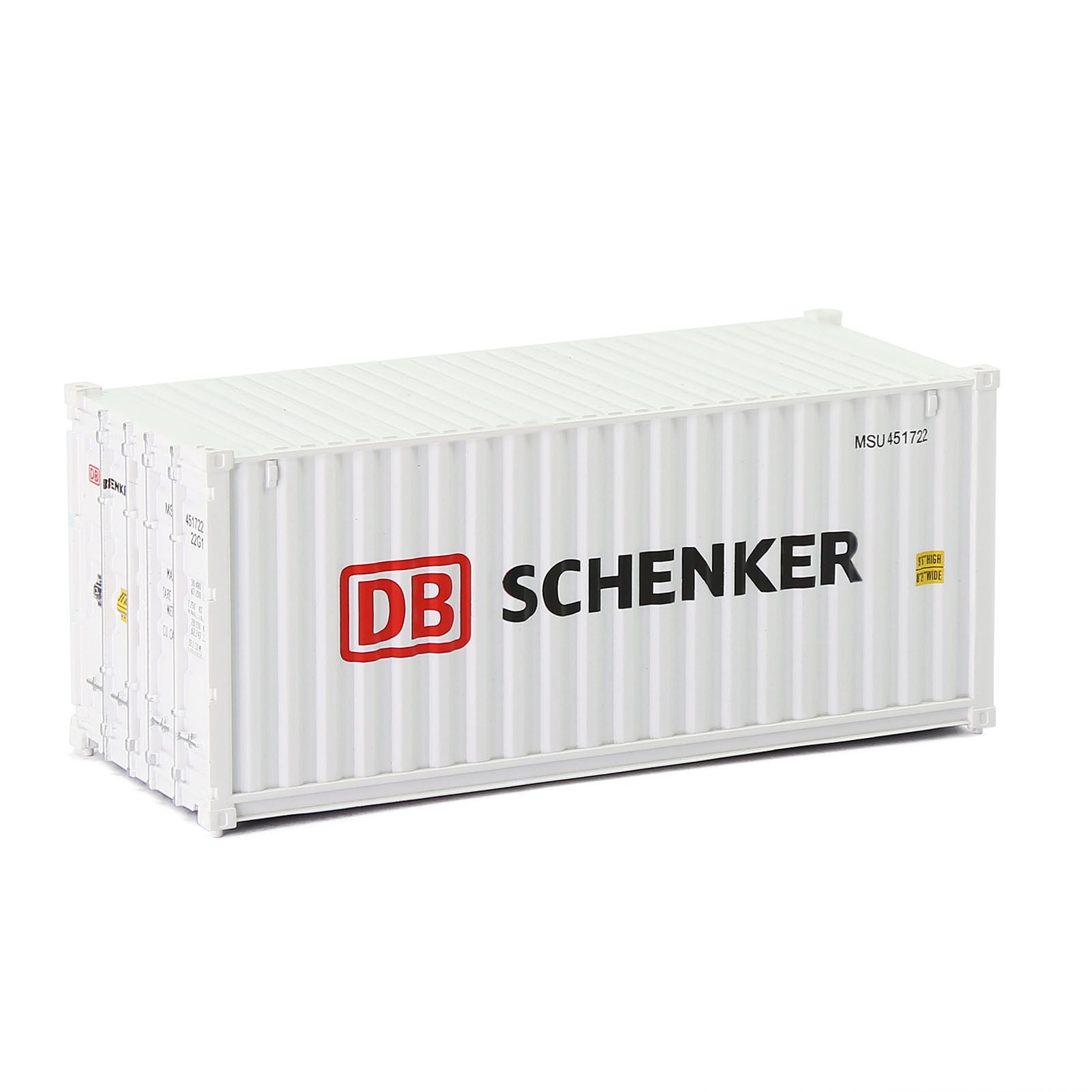 C8726 1pc HO Scale 1:87 20ft Painted Shipping Container