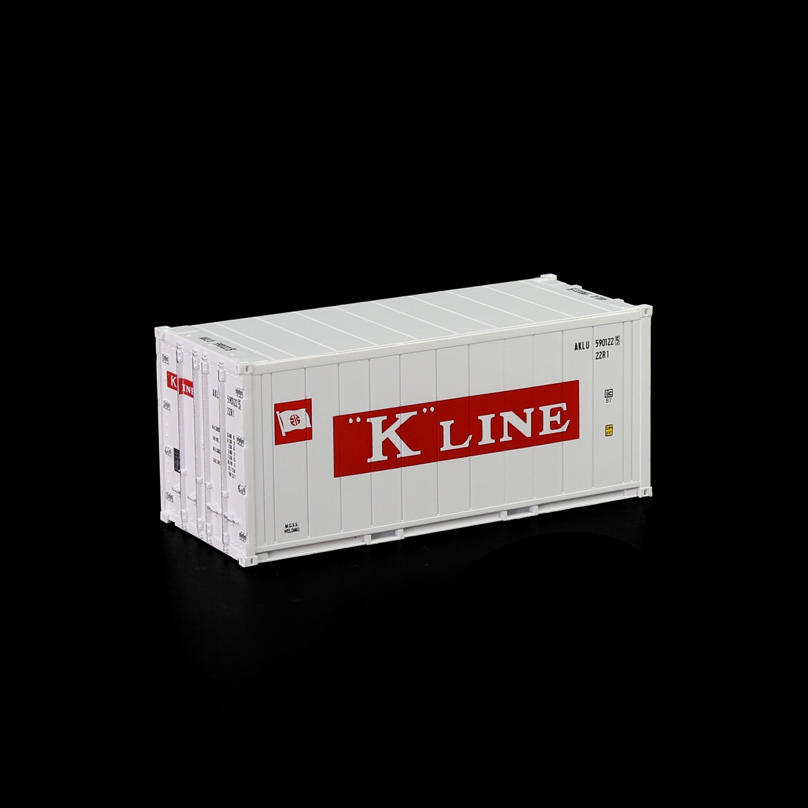 C8727 1pc HO Scale 1:87 20ft Hi-Cube Reefer Shipping Container