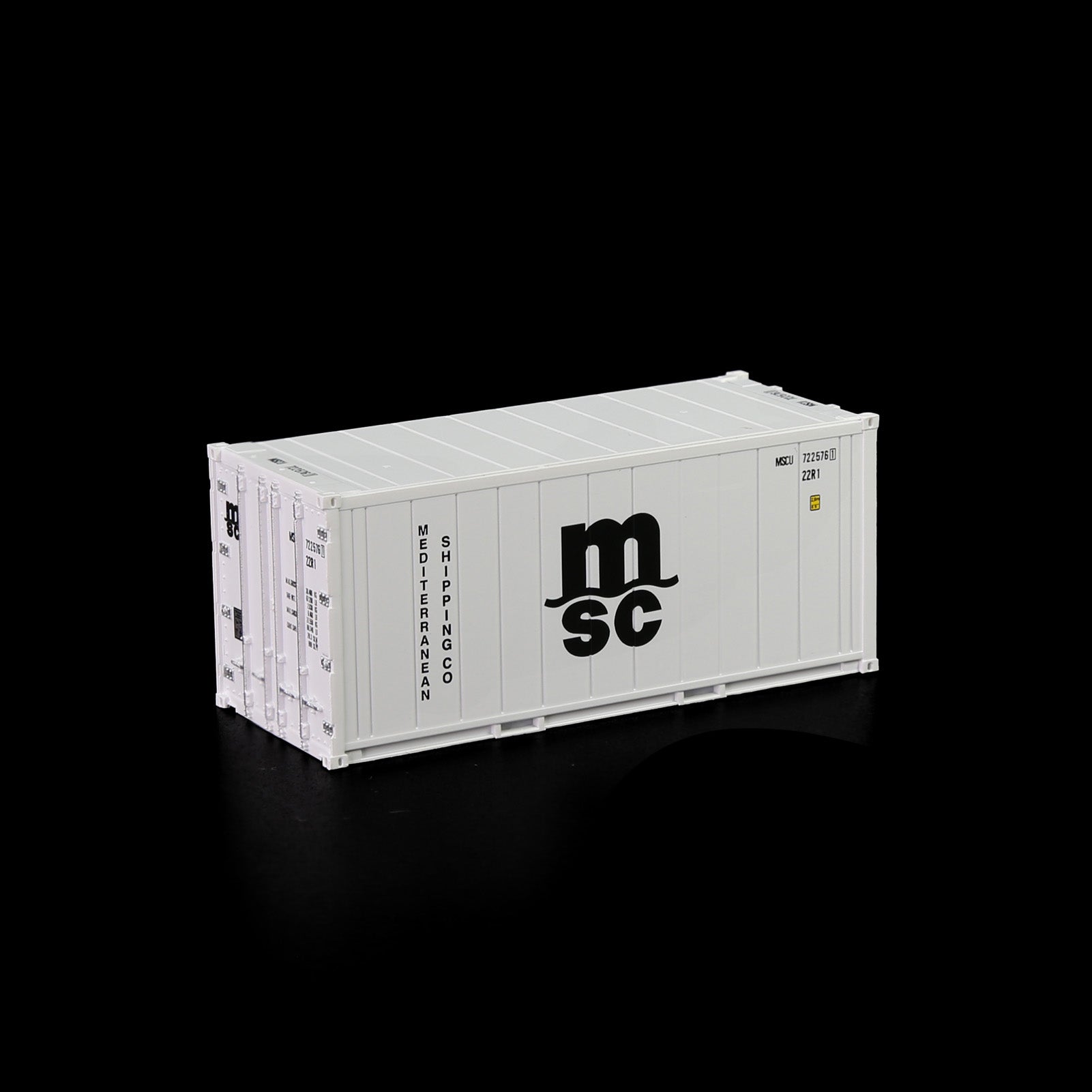 C8727 1pc HO Scale 1:87 20ft Hi-Cube Reefer Shipping Container