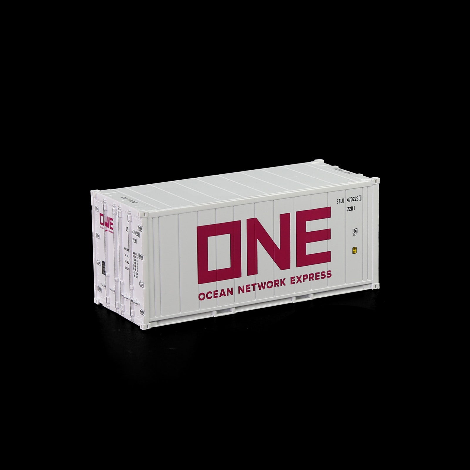 C8727 1pc HO Scale 1:87 20ft Hi-Cube Reefer Shipping Container