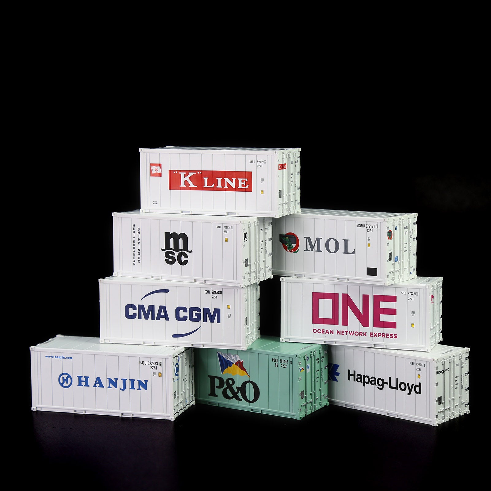 C8727 1pc HO Scale 1:87 20ft Hi-Cube Reefer Shipping Container