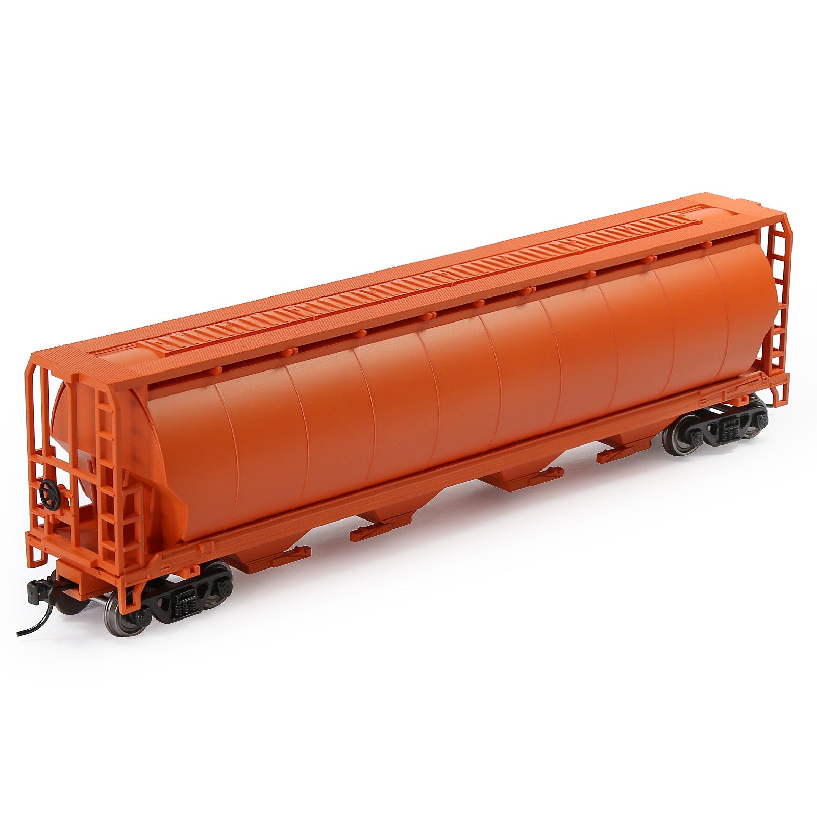 C8744 1 Piece HO Scale 1:87 Cylindrical Covered Grain Hopper Car Rolling Stock