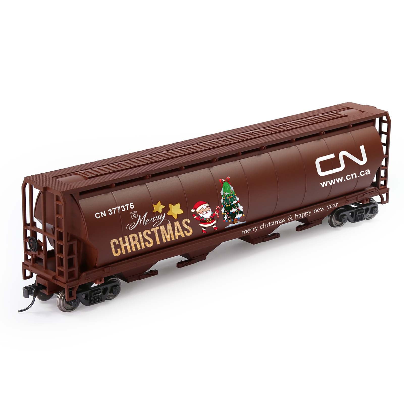 C8744 1 Piece HO Scale 1:87 Cylindrical Covered Grain Hopper Car Rolling Stock