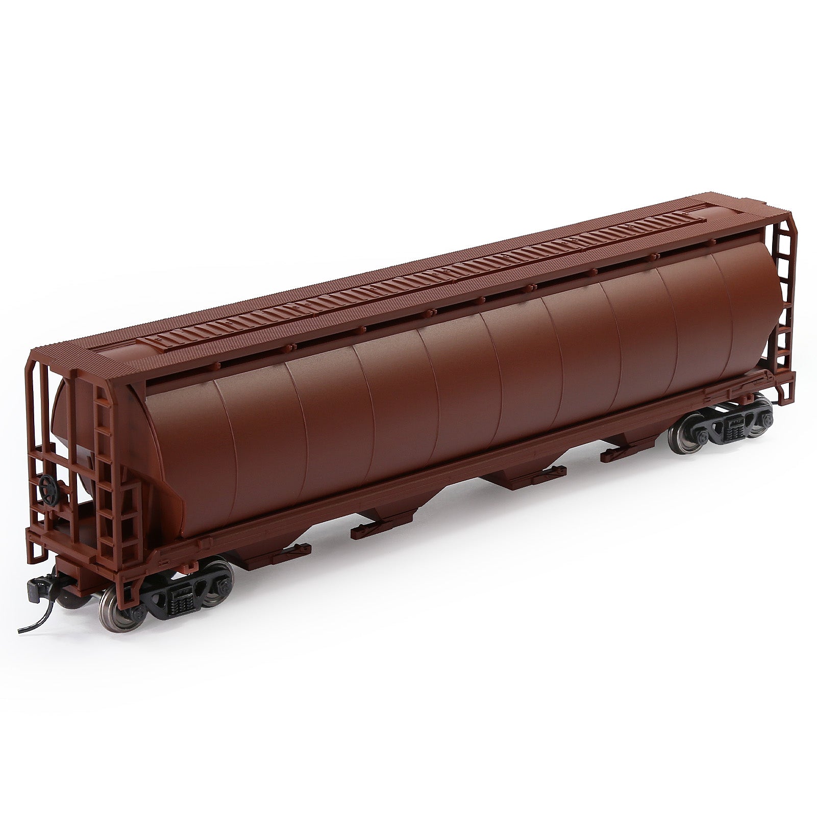 C8744 1 Piece HO Scale 1:87 Cylindrical Covered Grain Hopper Car Rolling Stock