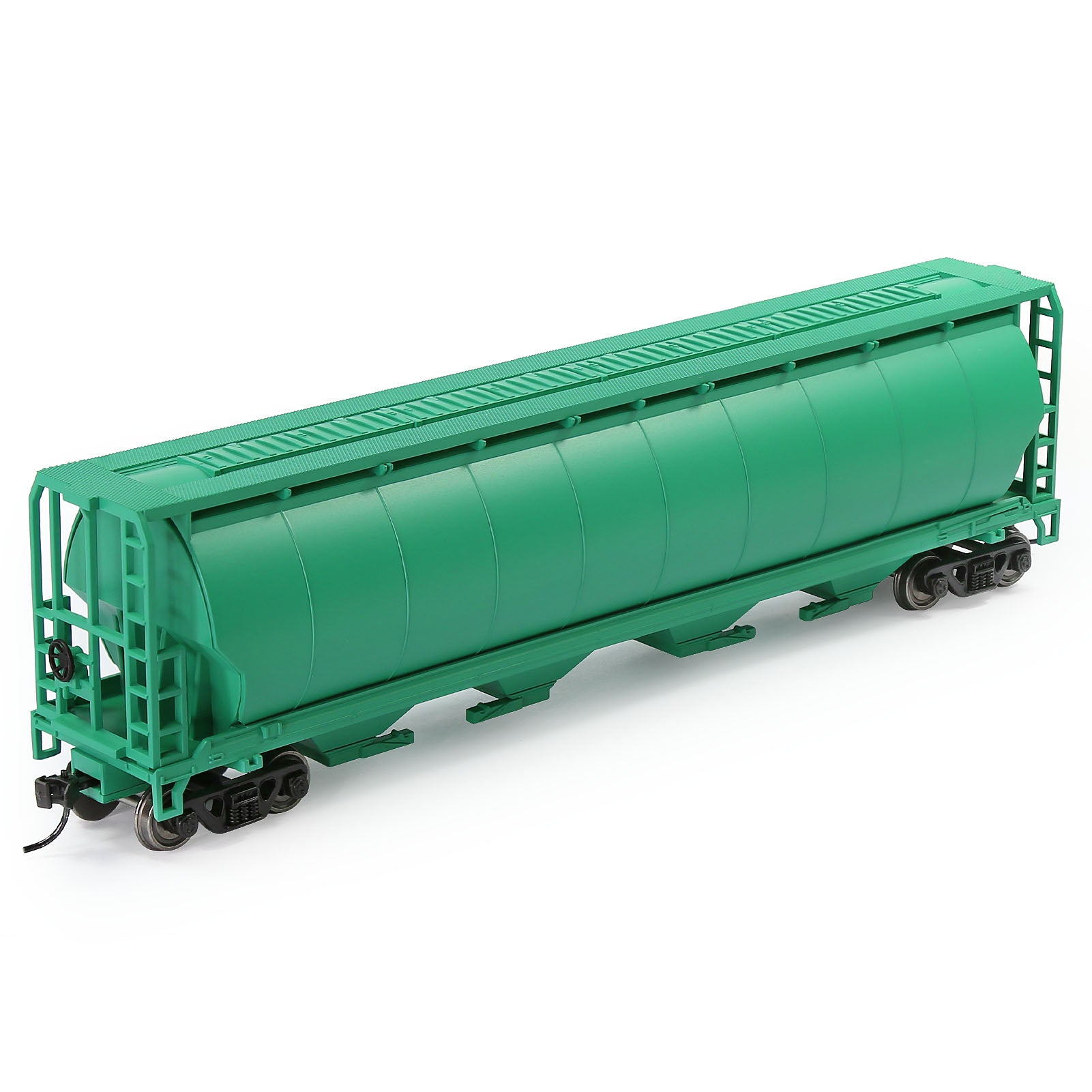C8744 1 Piece HO Scale 1:87 Cylindrical Covered Grain Hopper Car Rolling Stock