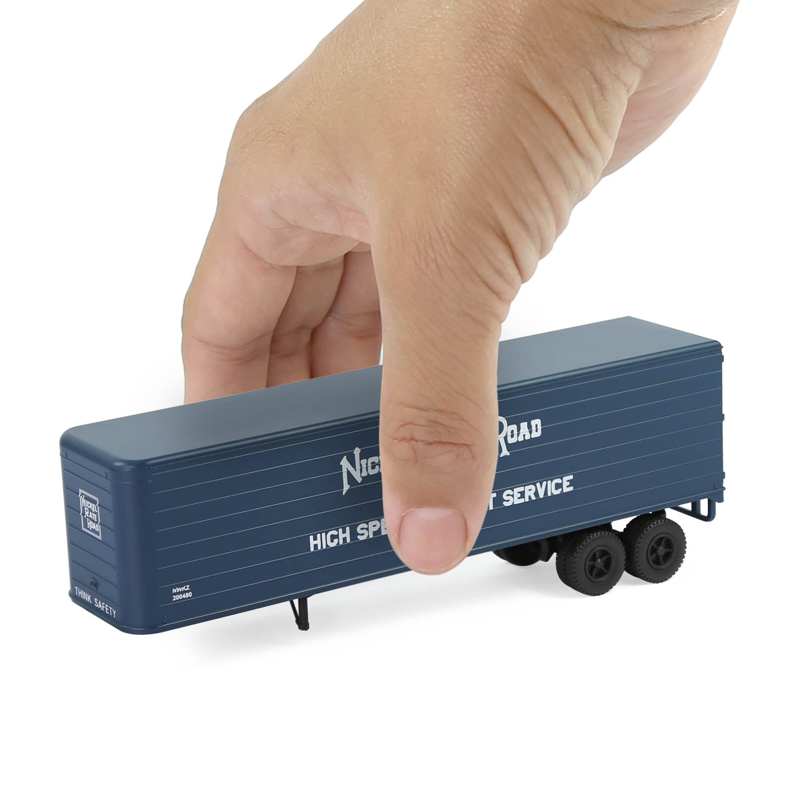 C8765 1 Piece HO Scale 1:87 Model Trailer for Railway Tractor