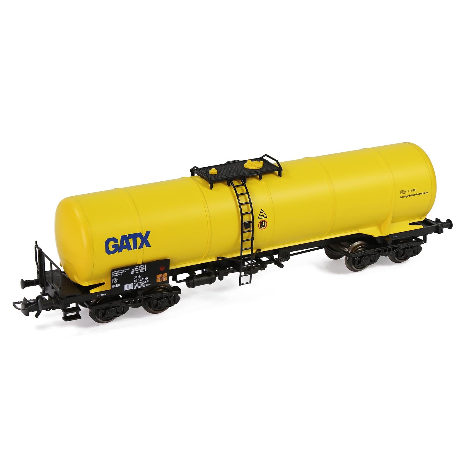 C8768 1 Piece HO Scale 1:87 Oil Tank Car Model Train Tank Wagon