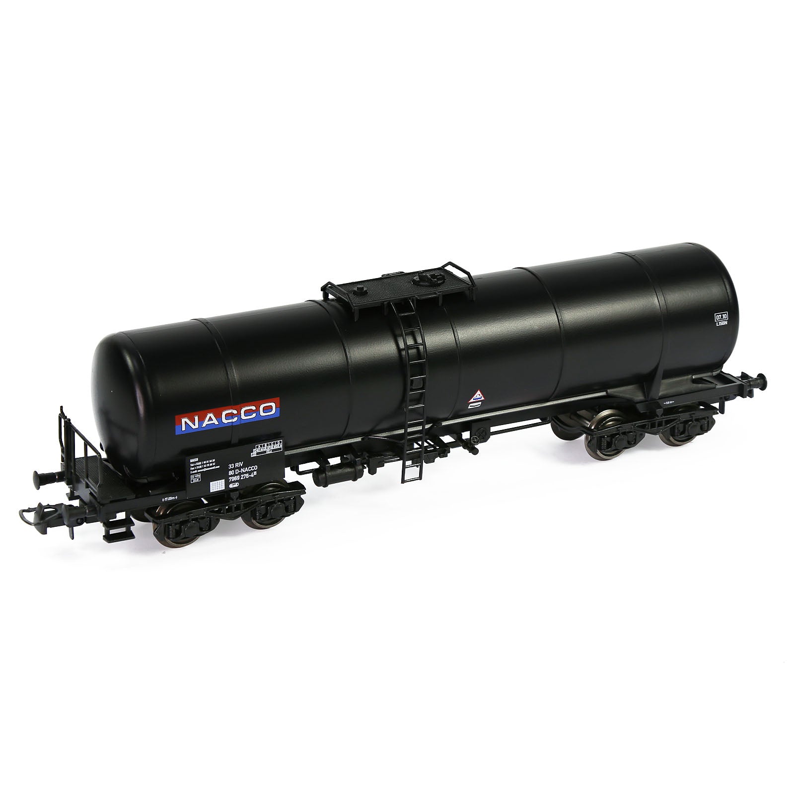 C8768 1 Piece HO Scale 1:87 Oil Tank Car Model Train Tank Wagon