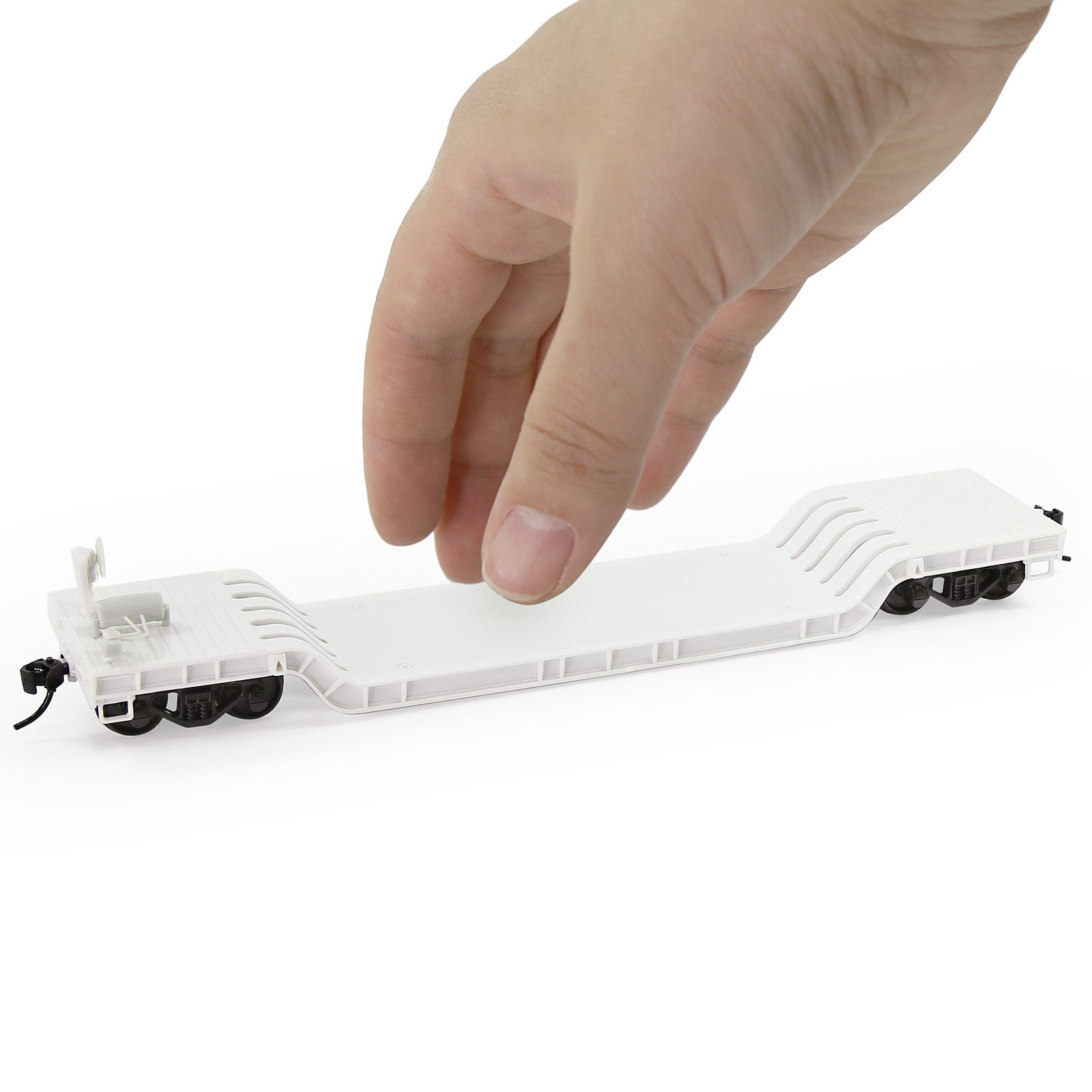 C8770JJ 1 Unit HO Scale 1:87 Disassembled DIY Depressed Center Flat Car