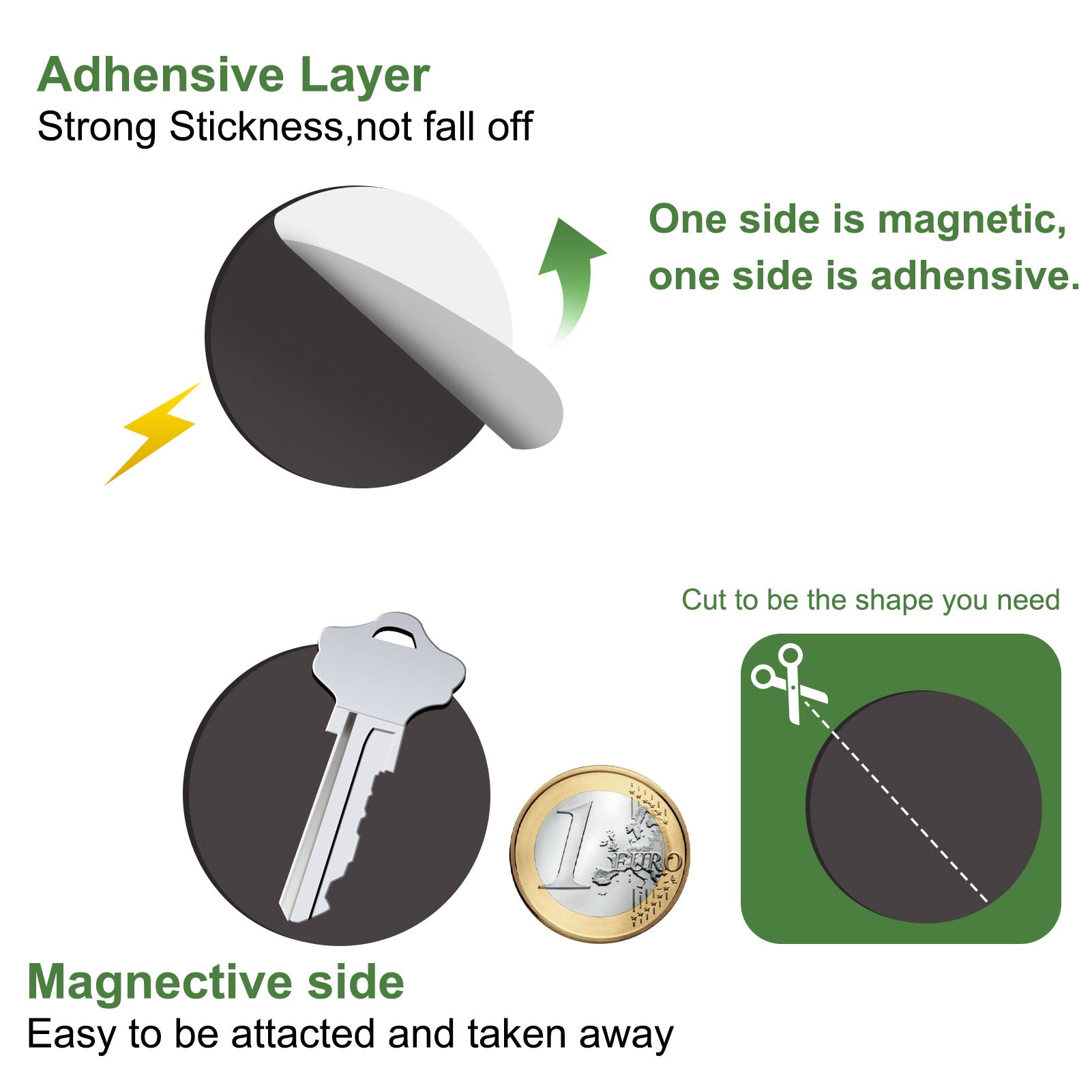 CMB Miniature Magnetic Self-adhensive Round Square Rectangle Bases for Wargames