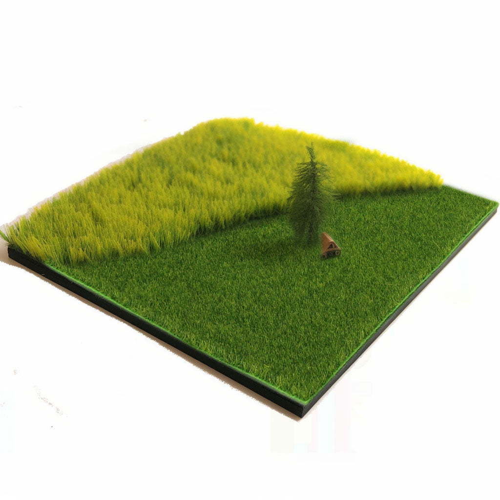 CP203 2pcs 20cm*20cm Square Grass Mat 3mm 5mm 8mm Thick Artificial Lawn Carpet