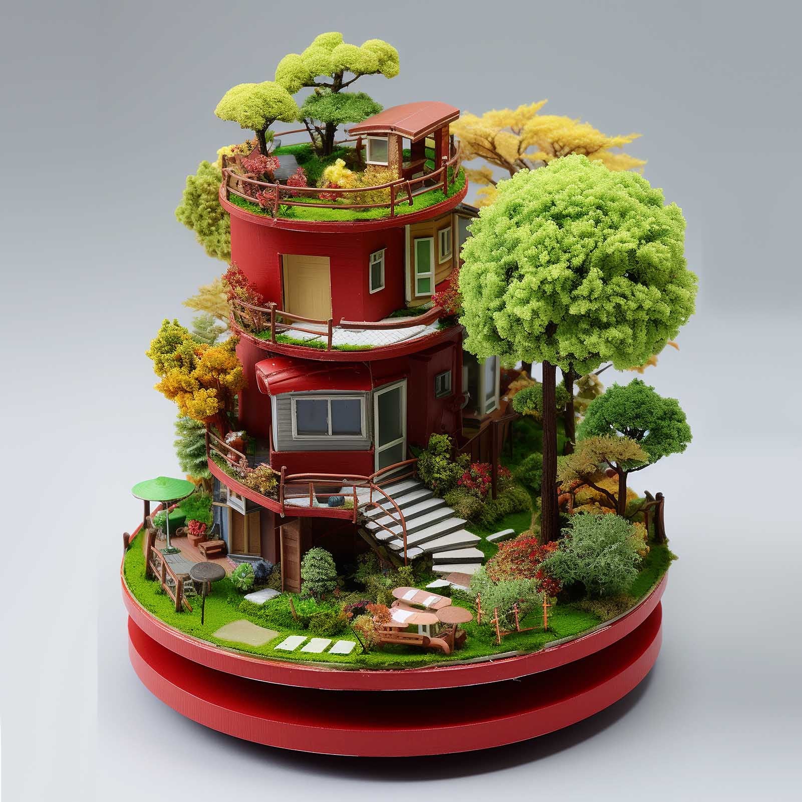 CP203 2pcs 20cm*20cm Square Grass Mat 3mm 5mm 8mm Thick Artificial Lawn Carpet