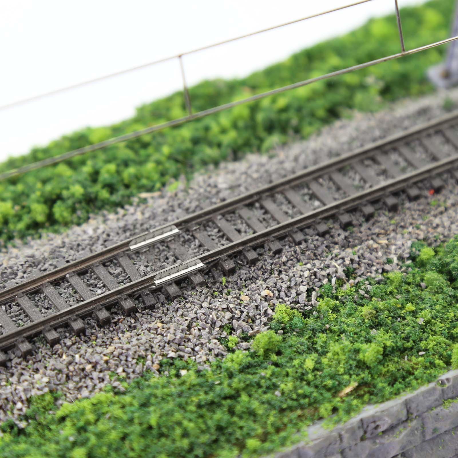 GD01 50pcs Metal Track Fishplates Rail Joiners for Code 80 83