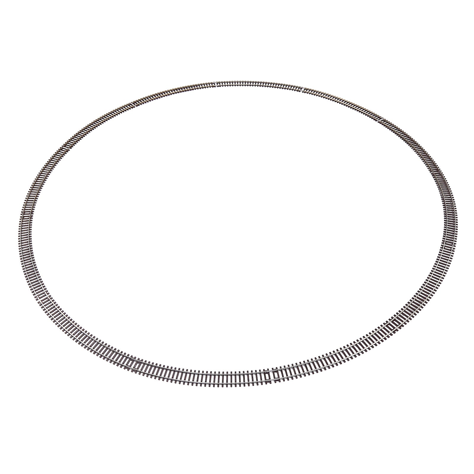 GDCT2 6pcs HO Scale 1:87 Code 100 19" Radius Curve Track Copper-Nickel Rail