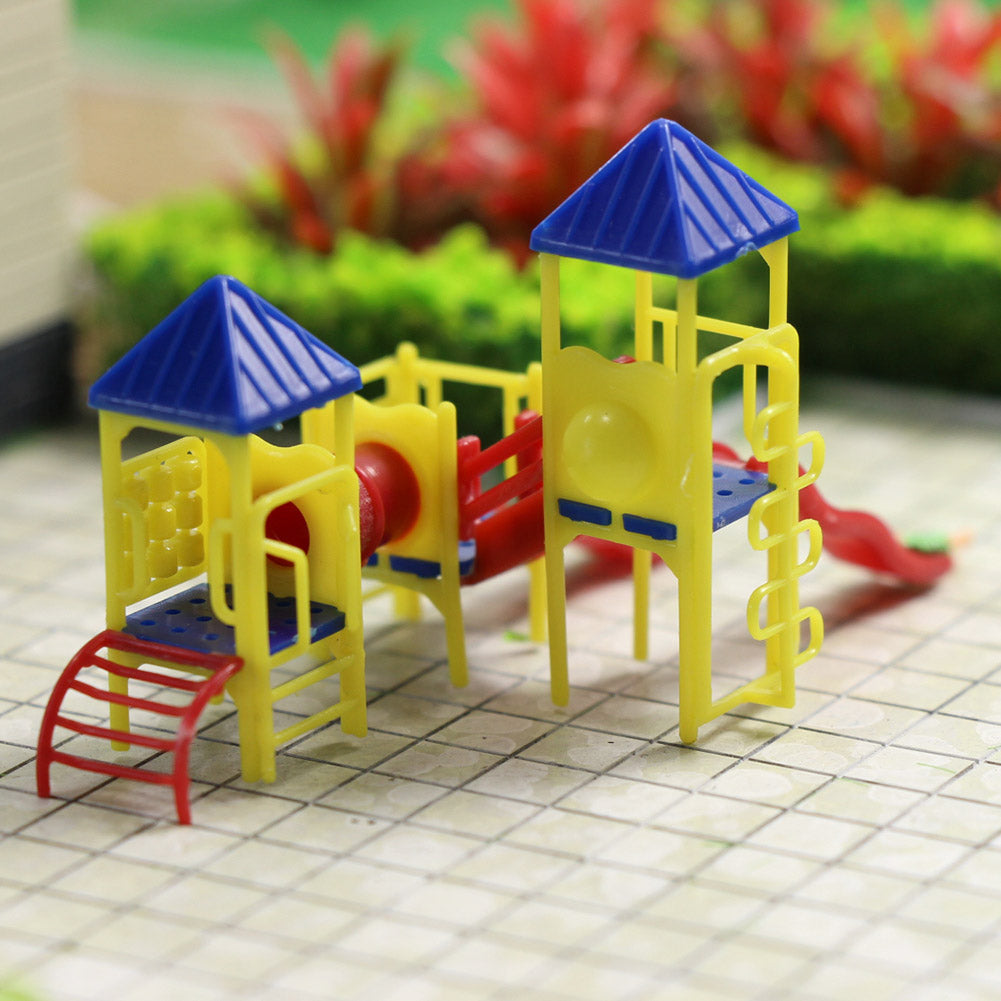 GY17150 2 Sets Model Railway N Scale 1:160 Playground Equipment