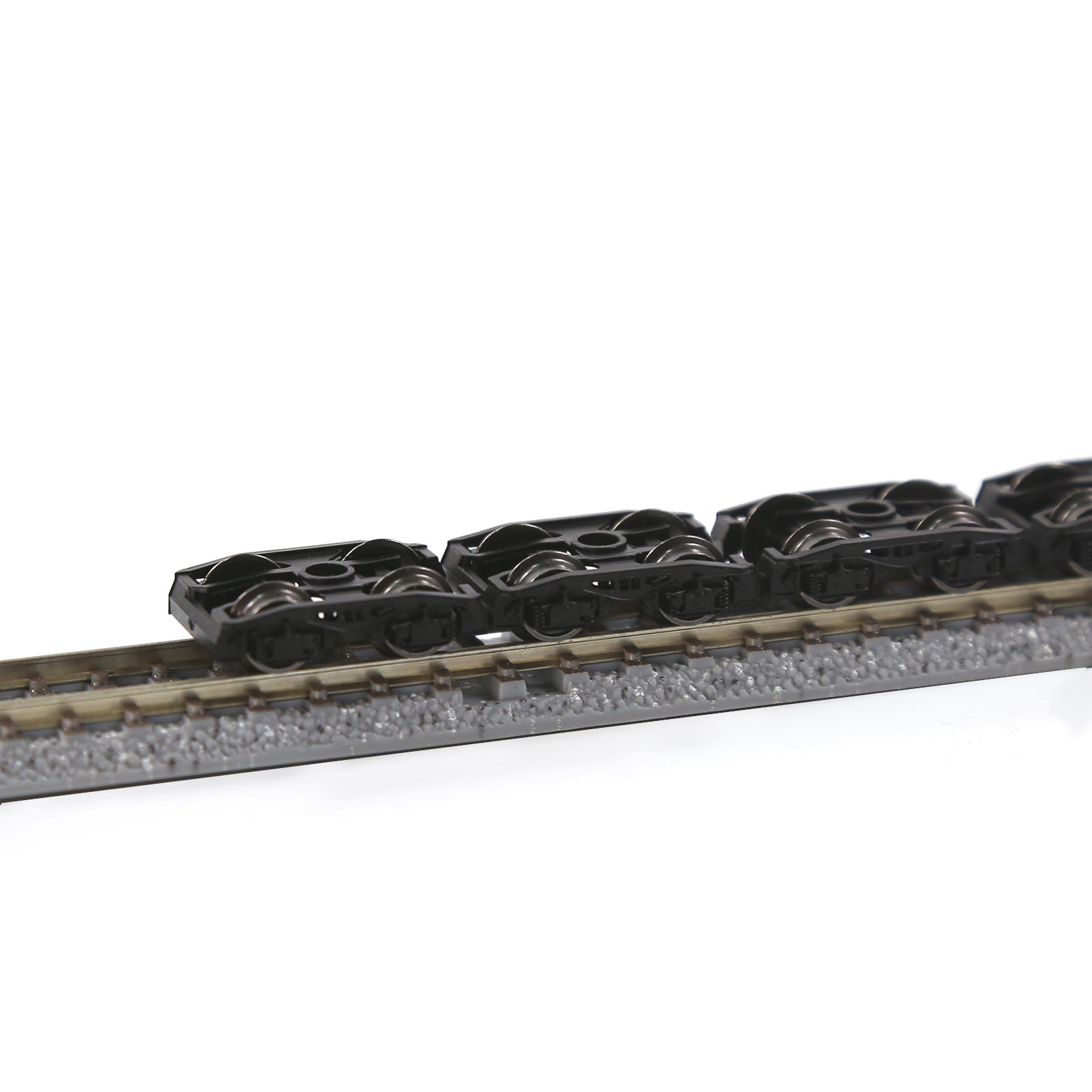 HP12150 2 Pieces N Scale 1:160 Bogies with Metal DC Wheelsets for Fleischmann Trains