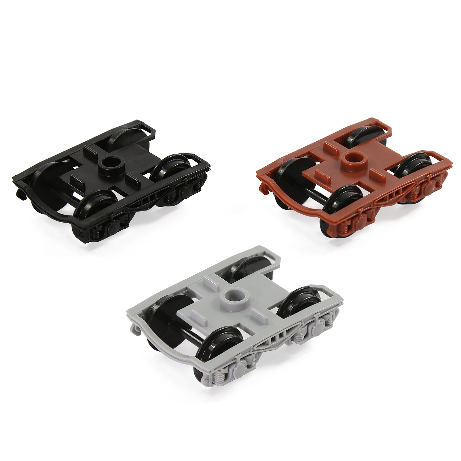 HP23HO 12pcs HO scale 1:87 POM Bogies with 36" Plastic Wheels