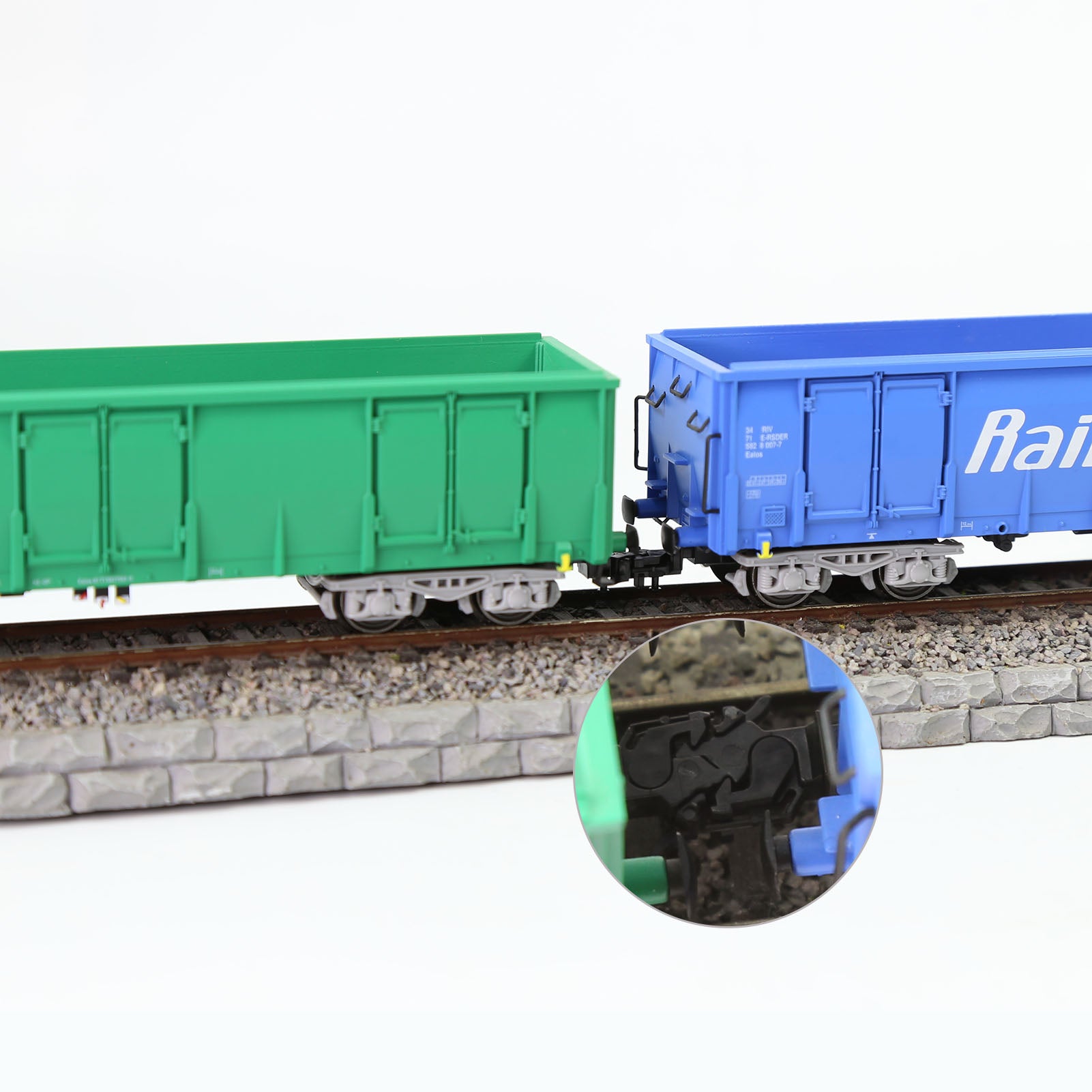 HP3987 12pcs HO Scale 1:87 NEM Couplers Couplings Hooks