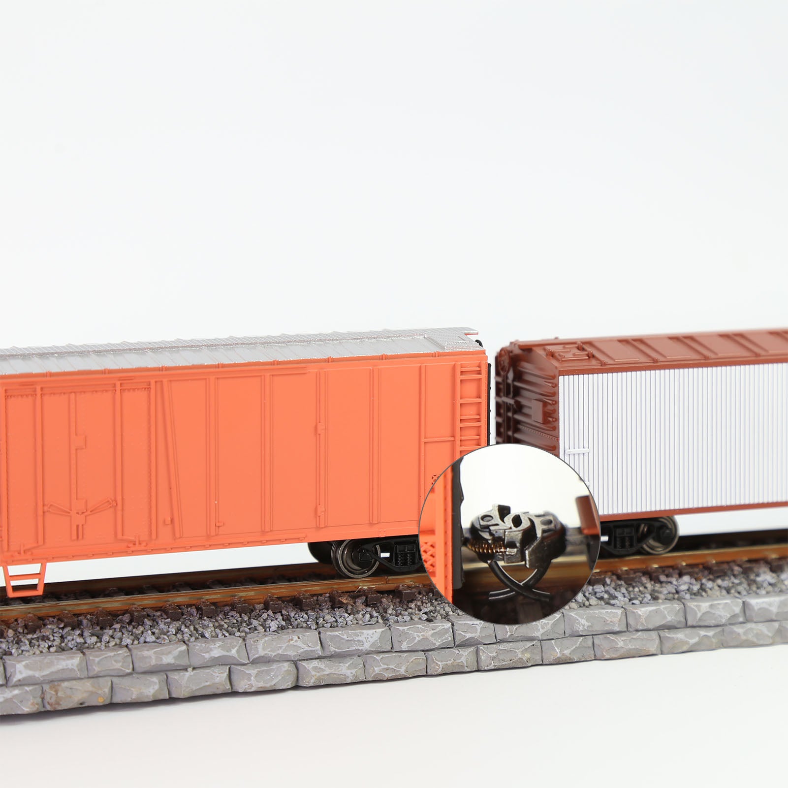 HP4087 12pcs HO Scale 1:87 Knuckle Metal Couplers Coupling Hook