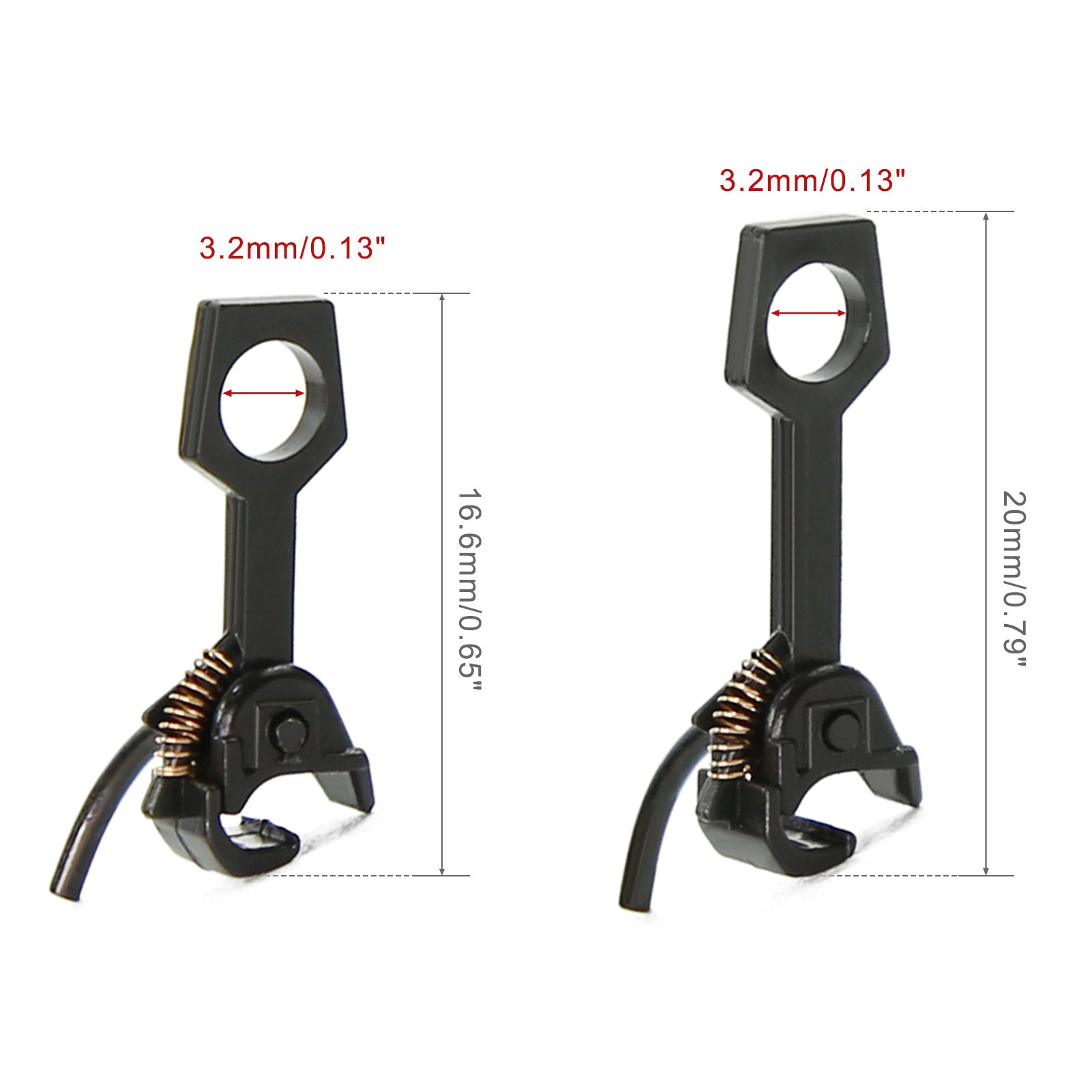 HP4387 12pcs HO Scale 1:87 Knuckle Couplers Coupling Hooks
