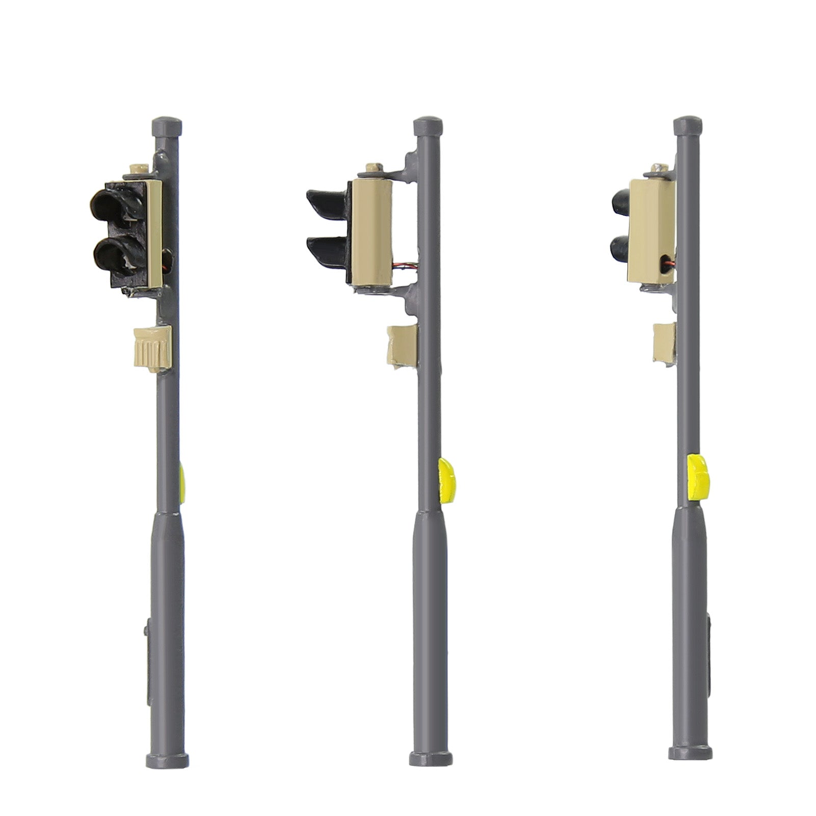 JTD879 2 Pieces HO Scale 1:87 Model Signals Track Lights LEDs