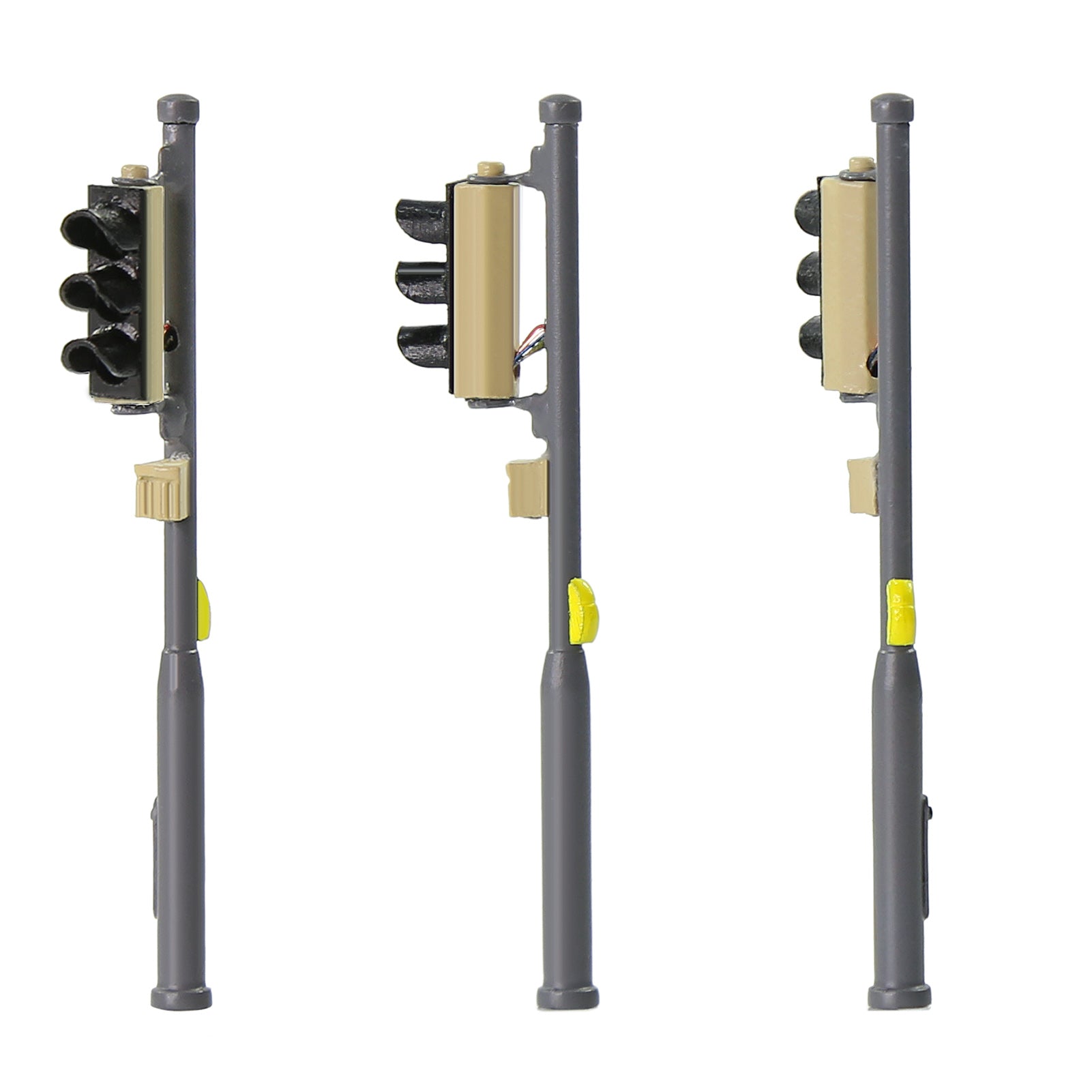 JTD879 2 Pieces HO Scale 1:87 Model Signals Track Lights LEDs