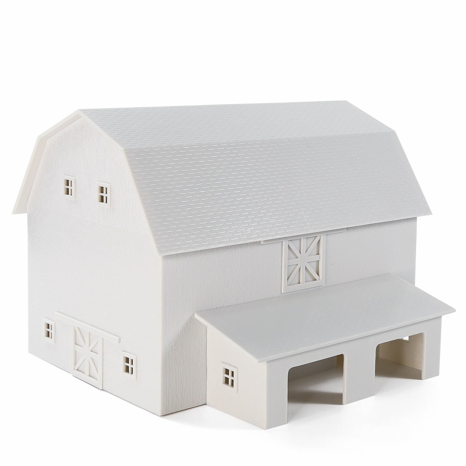 JZHO6897 1 Unit HO Scale 1:87 DELUXE BARN CHICKEN COOP Not-built Farm Building Kit Model Railroad