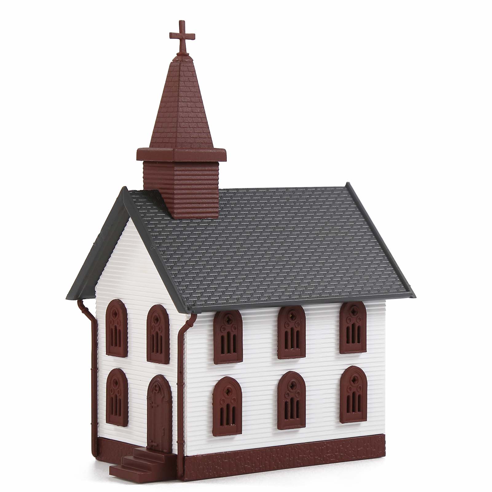 JZN5875 1 Unit N Scale 1:150 Model Church Kit for Building Diorama Model Railway