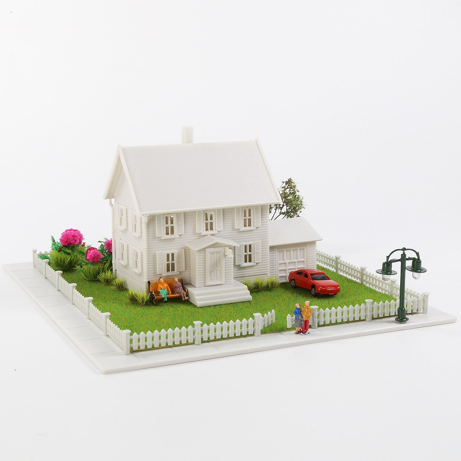JZN5879JJM 1 Unit N Scale 1:150 Model Dwelling House Fence Base Kit Not-built Building