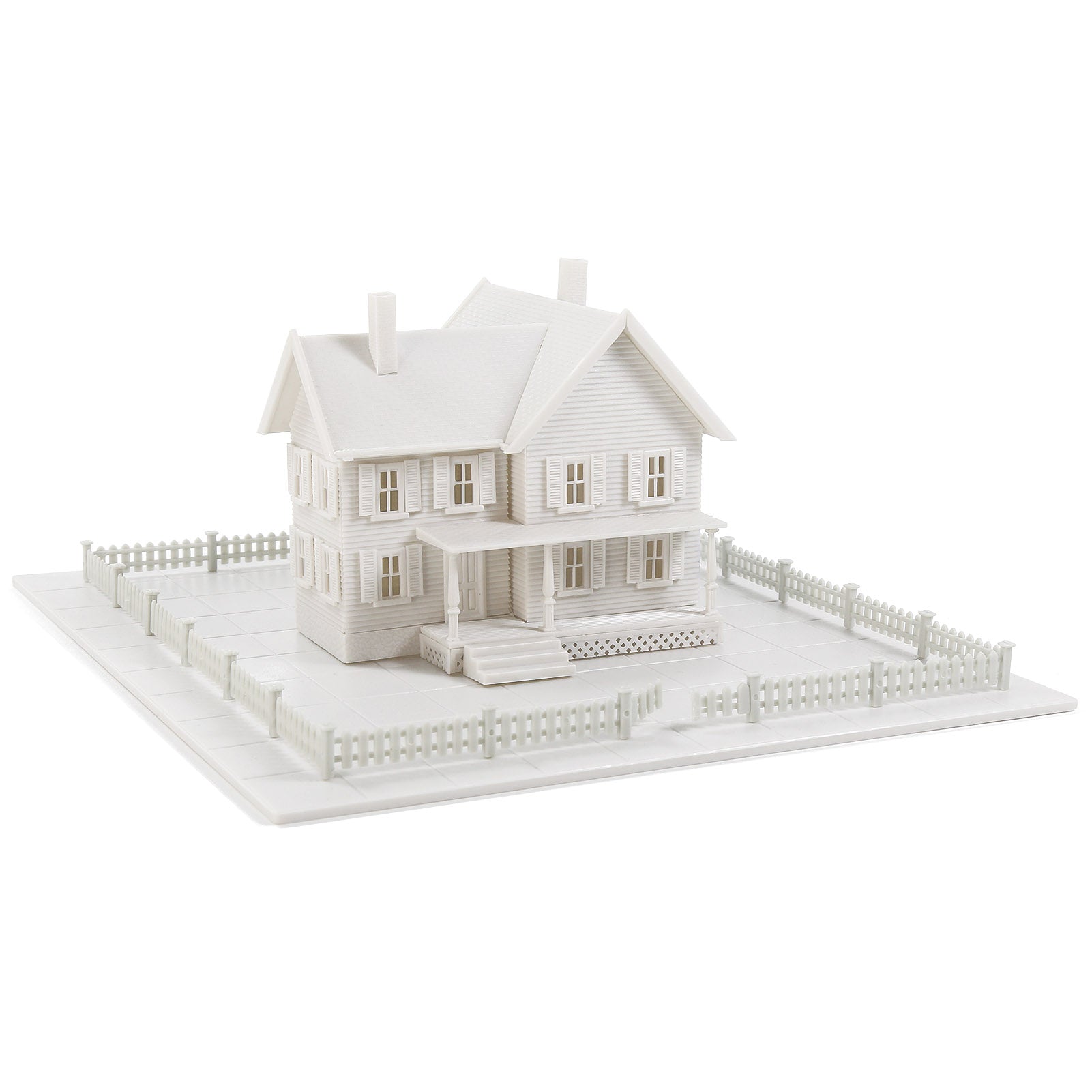 JZN5887JJM 1 Unit N Scale 1:150 Model Dwelling House Fence Base Kit Not-built Building