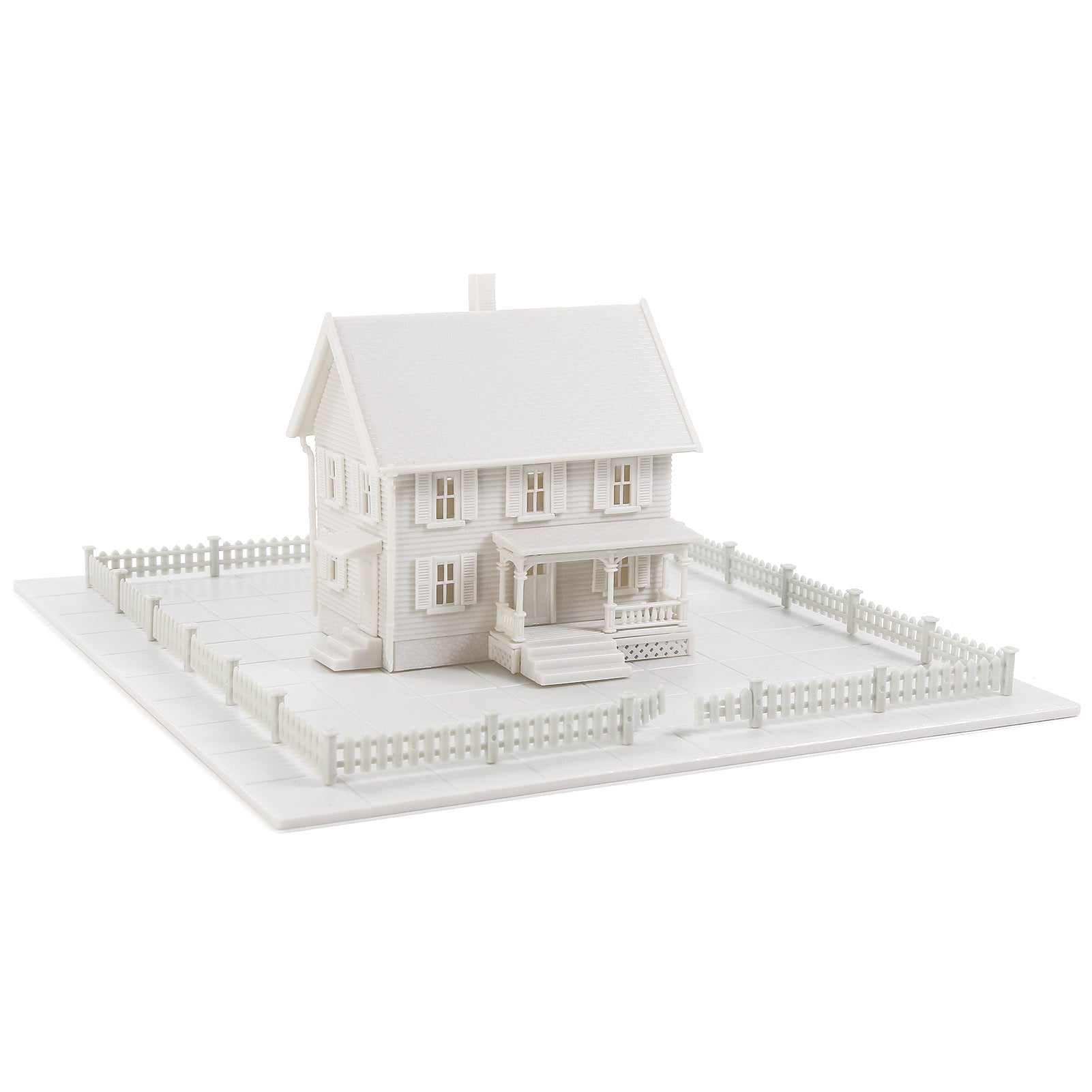 JZN5895JJM 1 Unit N Scale 1:150 Model Dwelling House Fence Base Kit Not-built Building