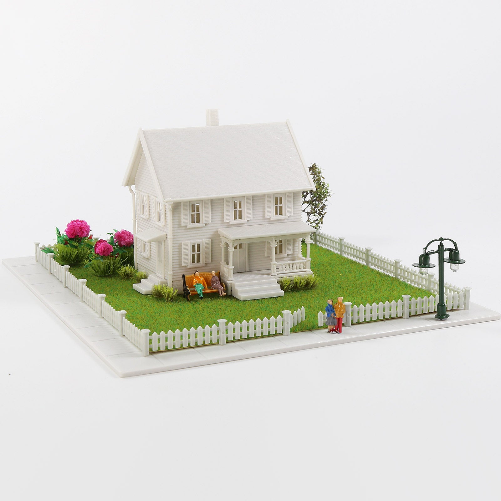 JZN5895JJM 1 Unit N Scale 1:150 Model Dwelling House Fence Base Kit Not-built Building
