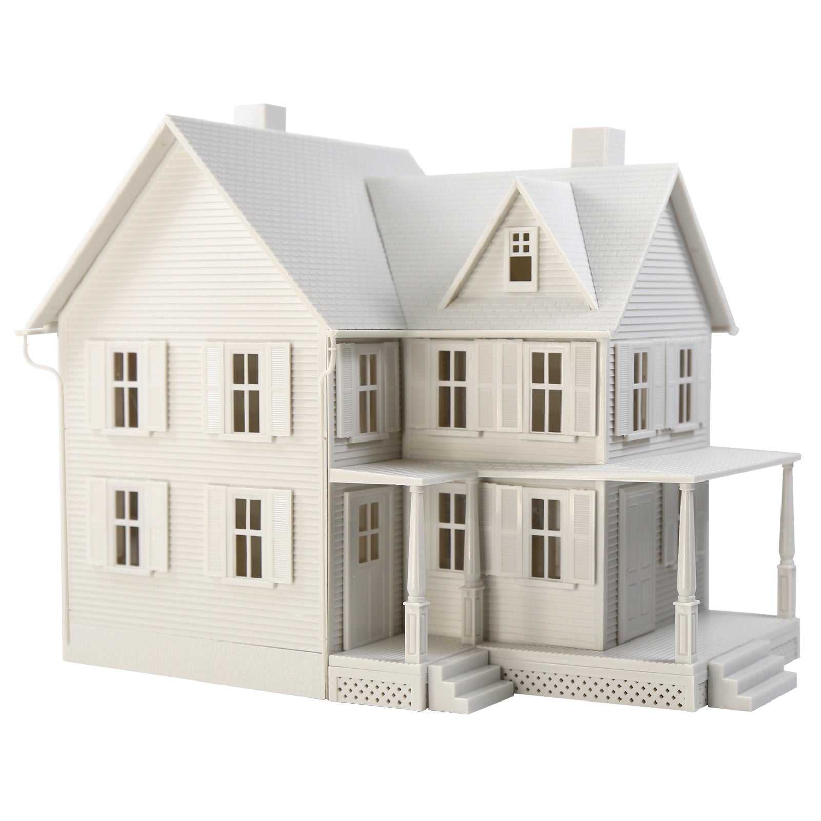 JZO7JJ 1 Unit O Scale 1:50 Model Dwelling House Kit White Not-built Architectural Building