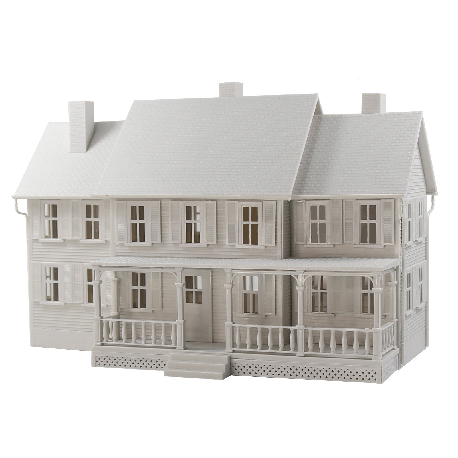 JZO7JJ 1 Unit O Scale 1:50 Model Dwelling House Kit White Not-built Architectural Building