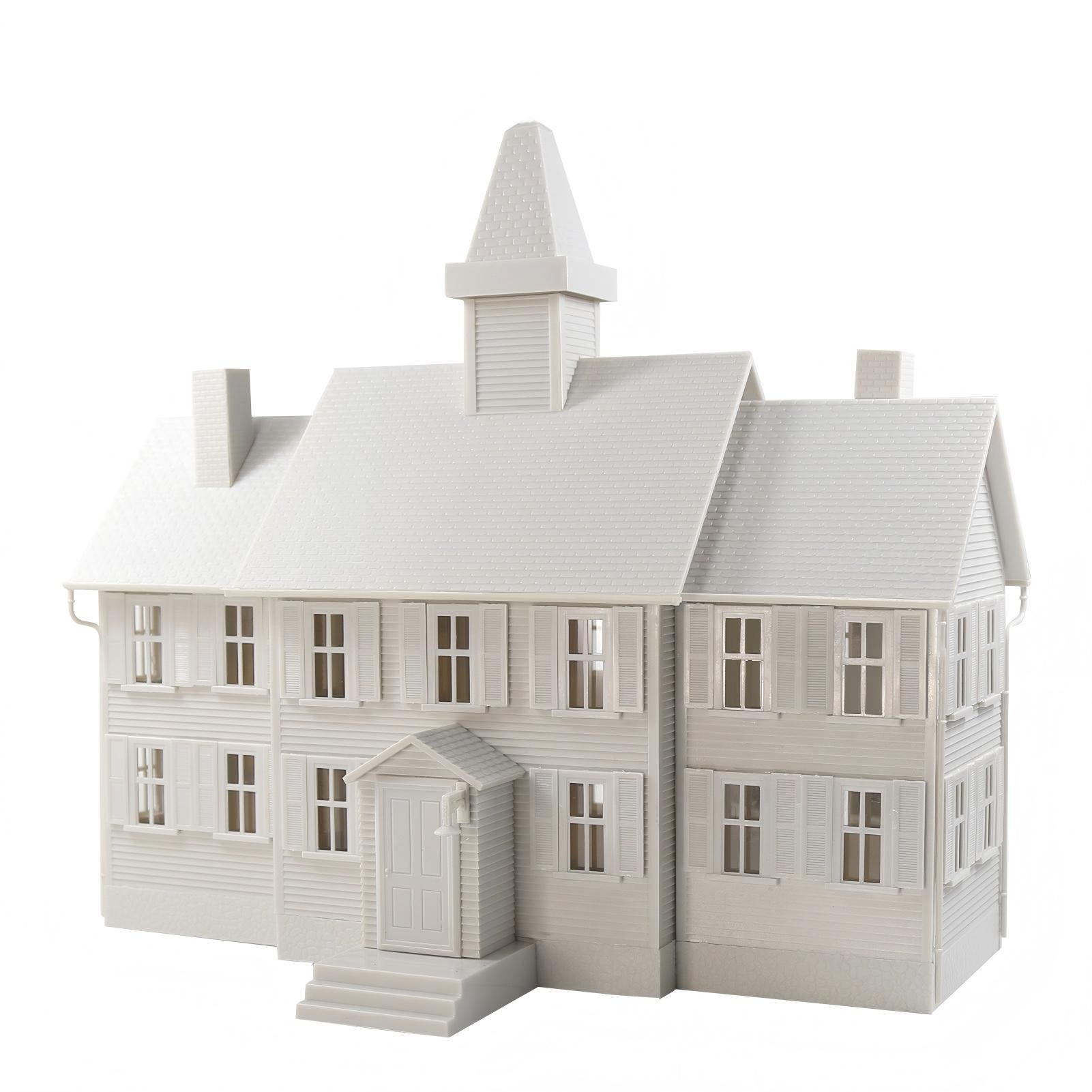 JZO7JJ 1 Unit O Scale 1:50 Model Dwelling House Kit White Not-built Architectural Building