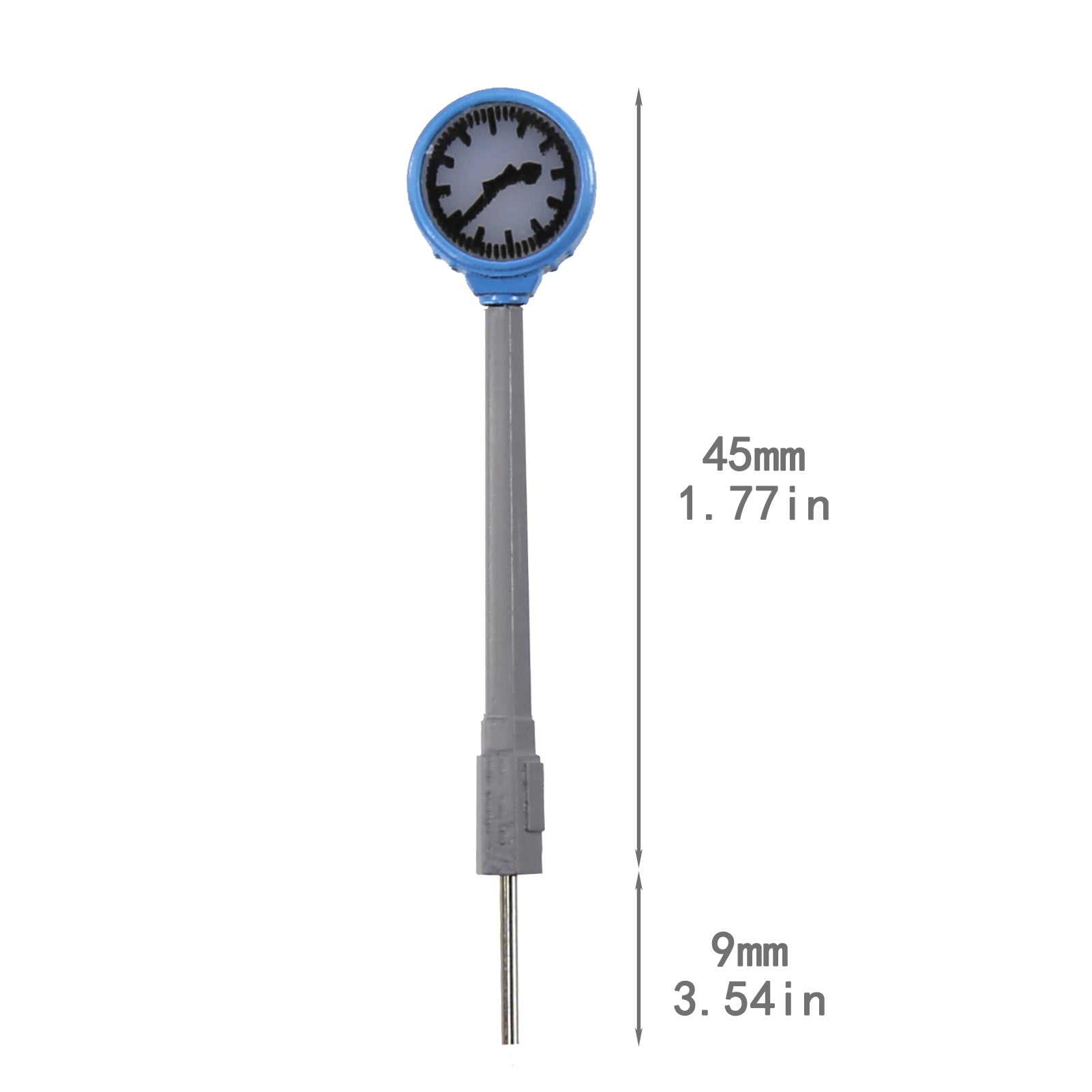 LD35 3pcs N Scale 1:160 HO Scale 1:87 Blue Platform Clock Lamps Warm White LED