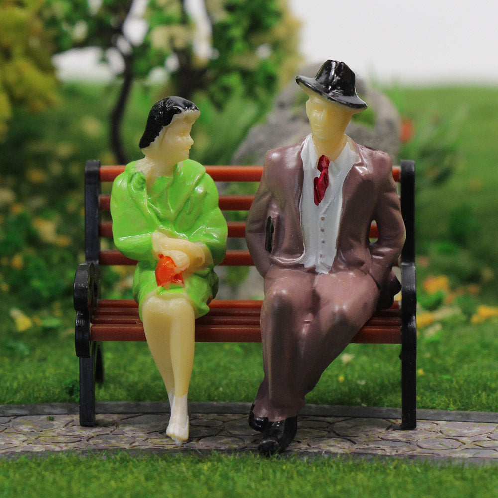 P30S 18pcs G scale 1:30 Model Railway Sitting Figures People 6 Different Poses