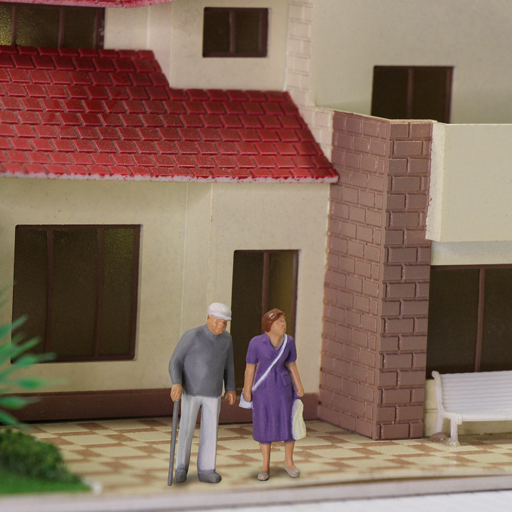 P4307 20pcs O Scale 1:43 Model Trains Scale Standing Figures People Different