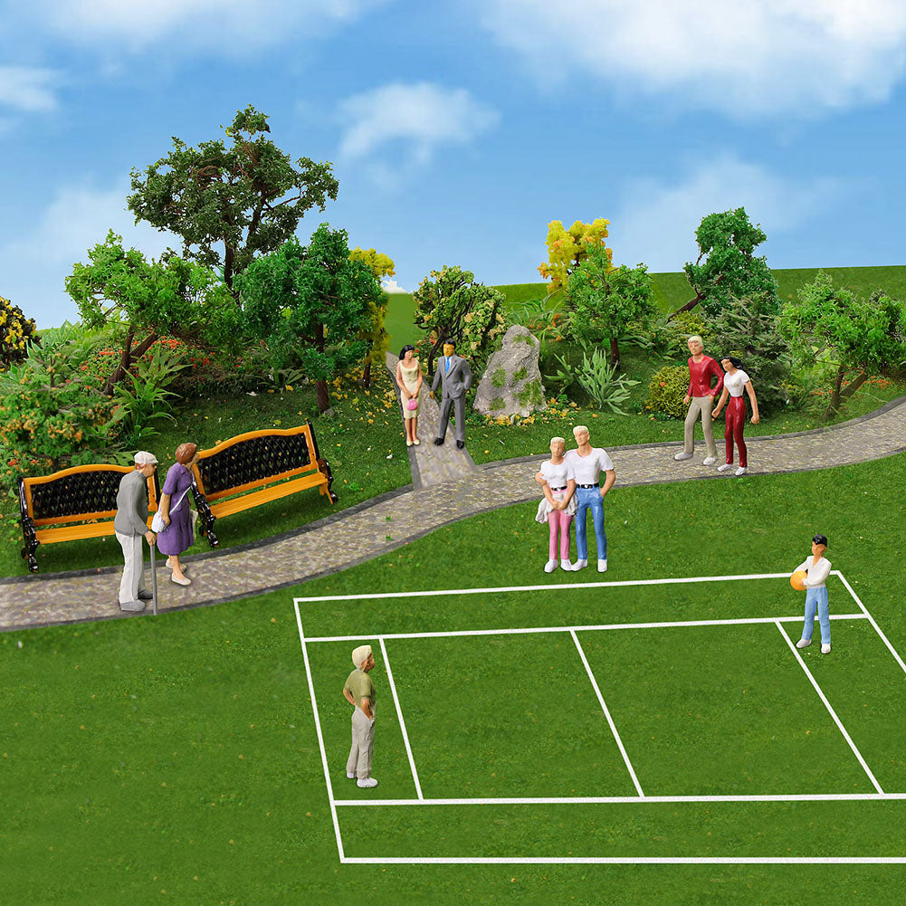 P4307 20pcs O Scale 1:43 Model Trains Scale Standing Figures People Different