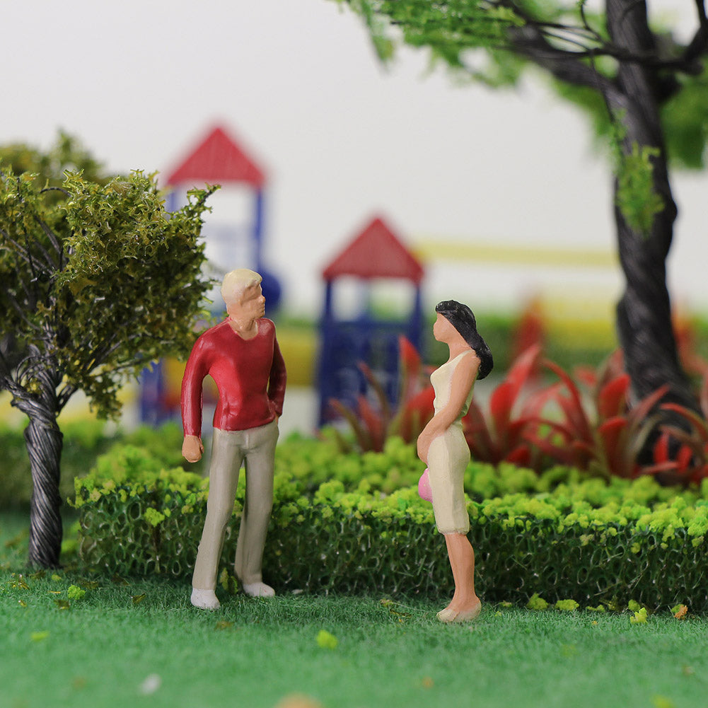 P4308 20pcs O Scale 1:43 Model Trains Painted Figures Standing People